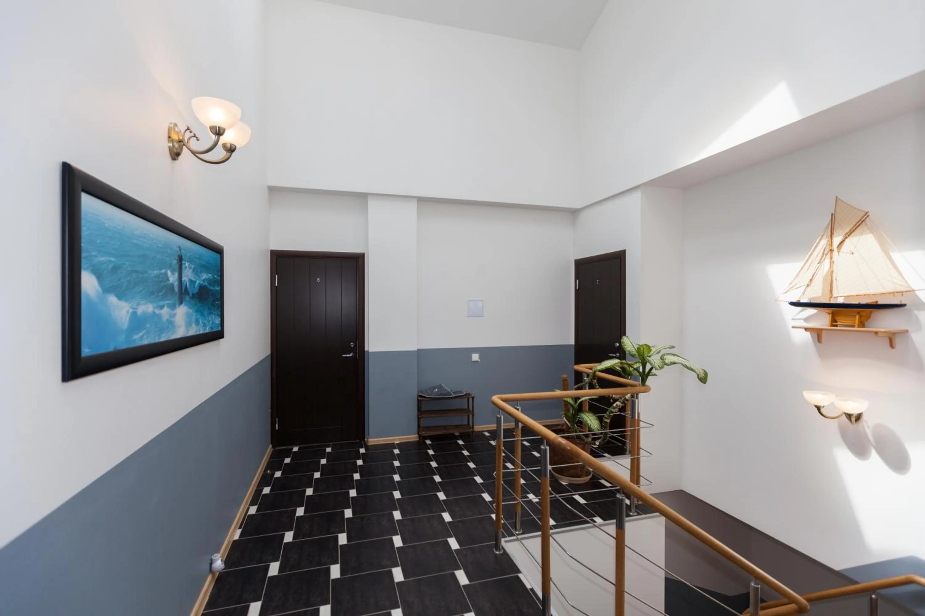 Decorative detail in Amber Coast & Sea