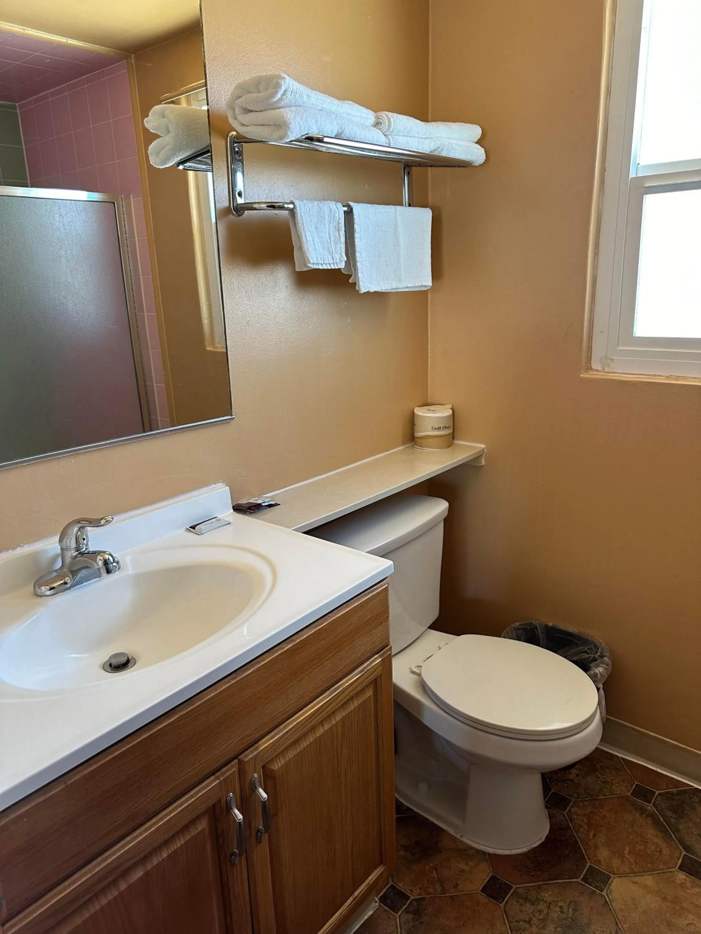 Toilet in Fireside Inn