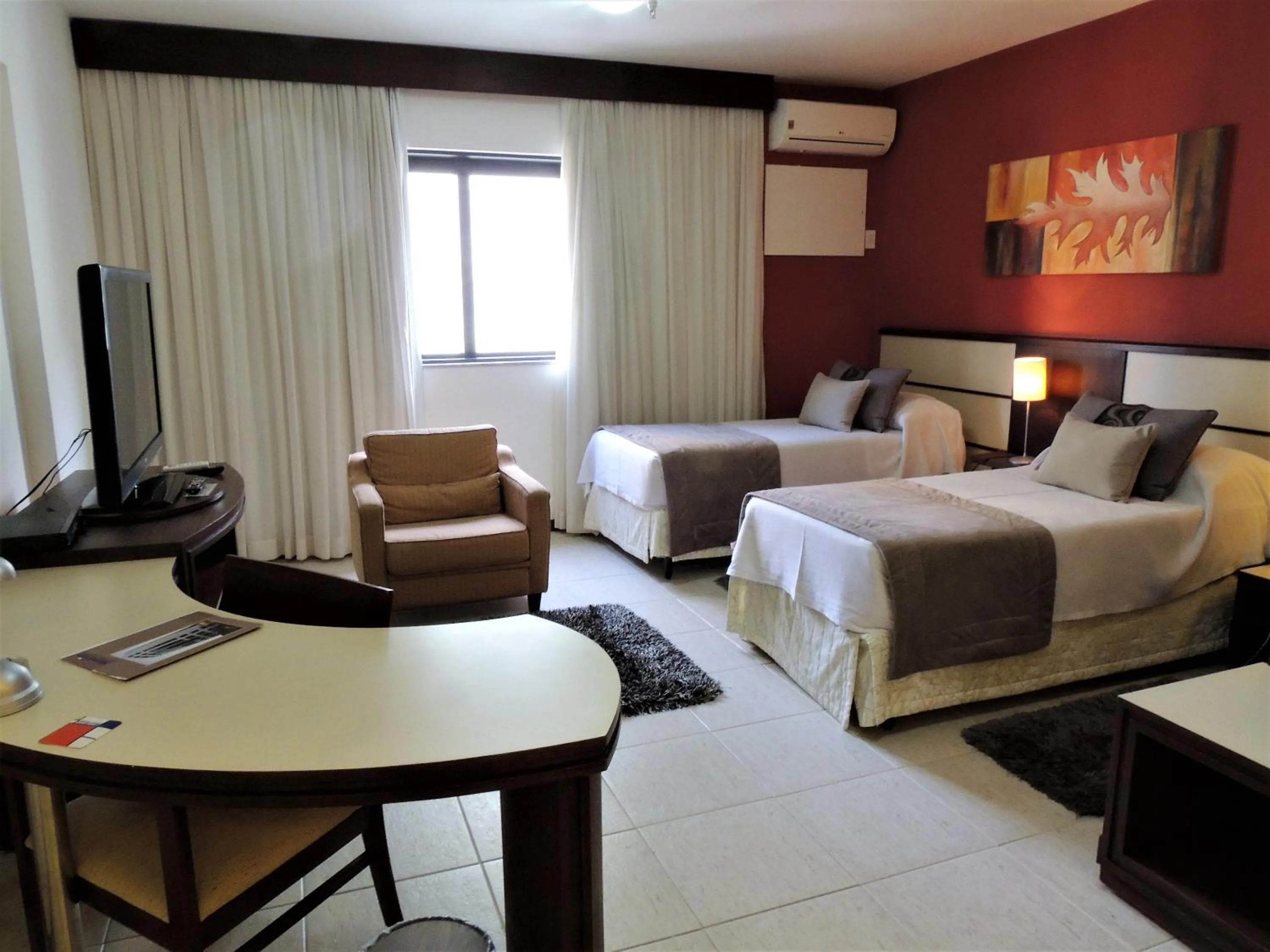 Bed in Mondrian Suite Hotel