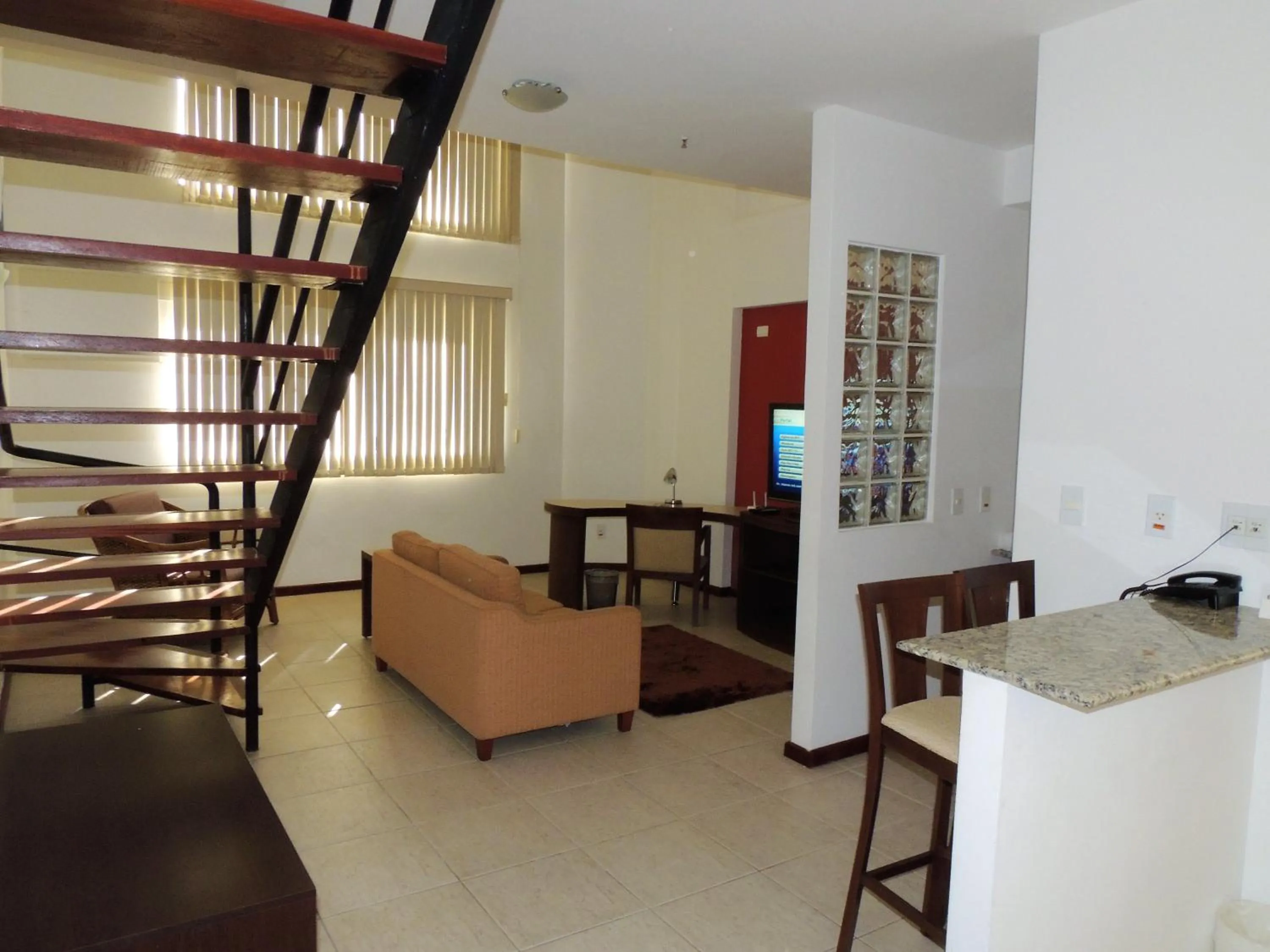 Seating area in Mondrian Suite Hotel