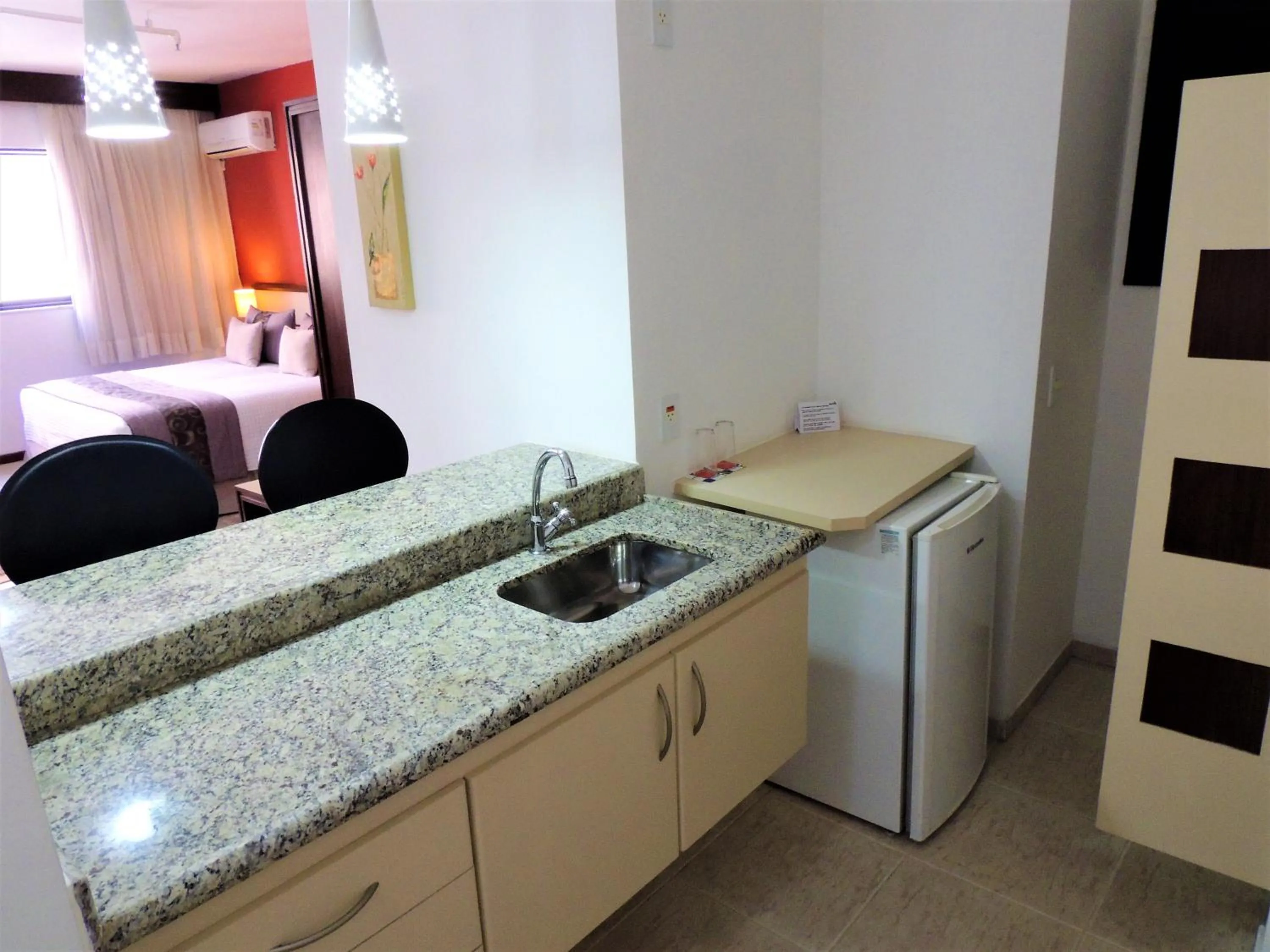 Bedroom in Mondrian Suite Hotel