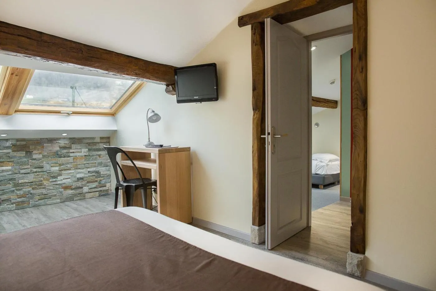 Photo of the whole room, Bed in Logis Hotel Erreguina