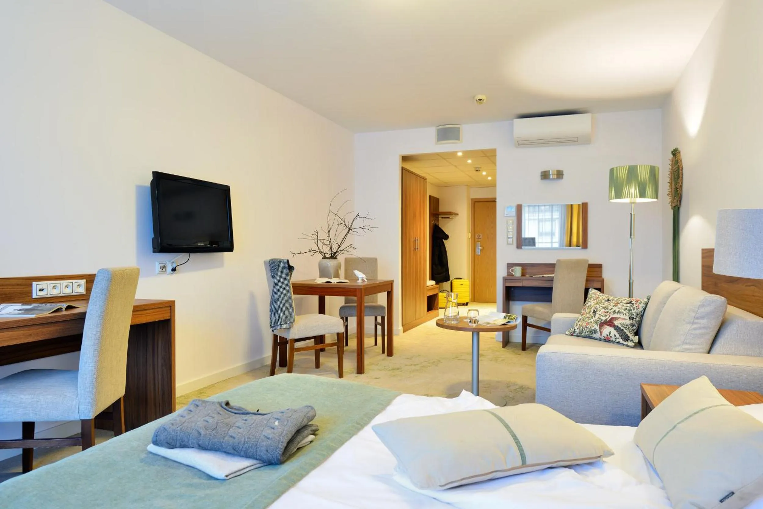 Bed in Arche Hotel Puławska Residence Warszawa