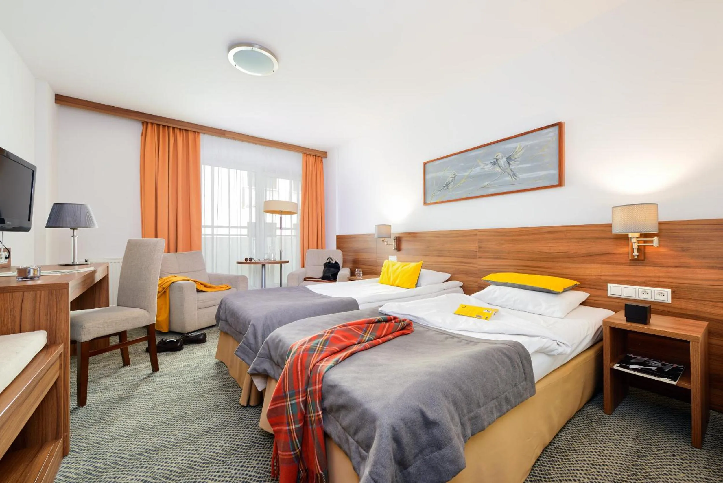 Bed in Arche Hotel Puławska Residence Warszawa