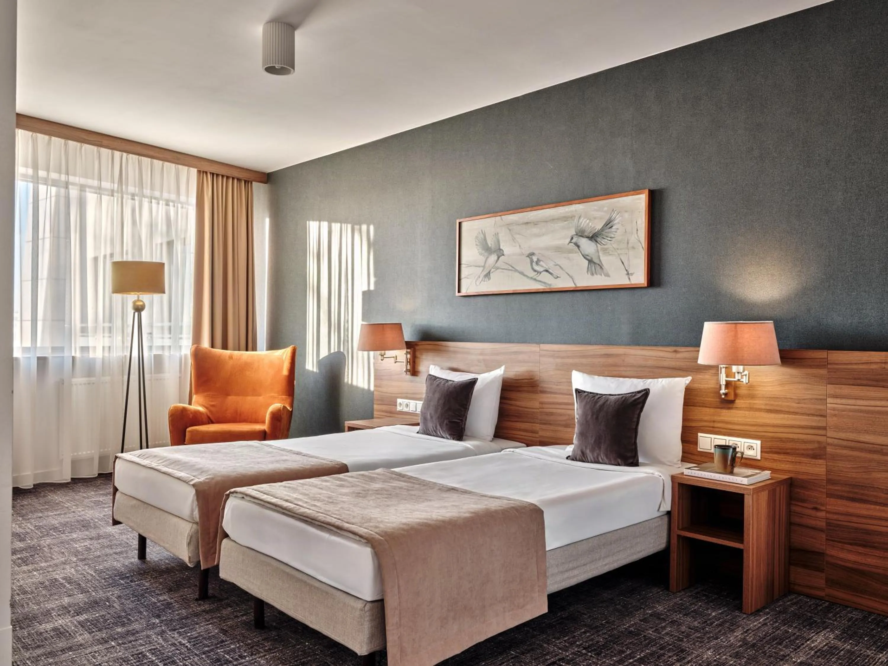 Bed in Arche Hotel Puławska Residence Warszawa