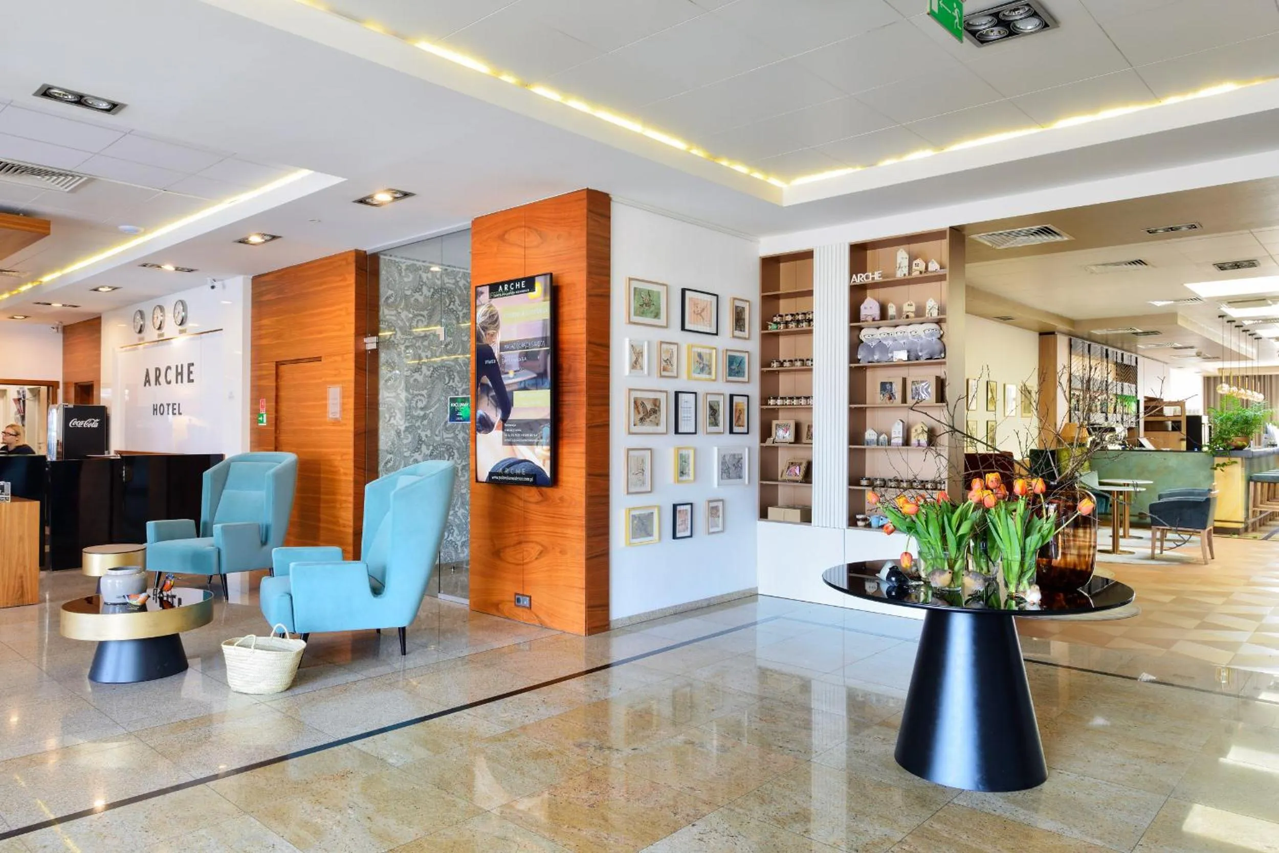 Lobby or reception in Arche Hotel Puławska Residence Warszawa