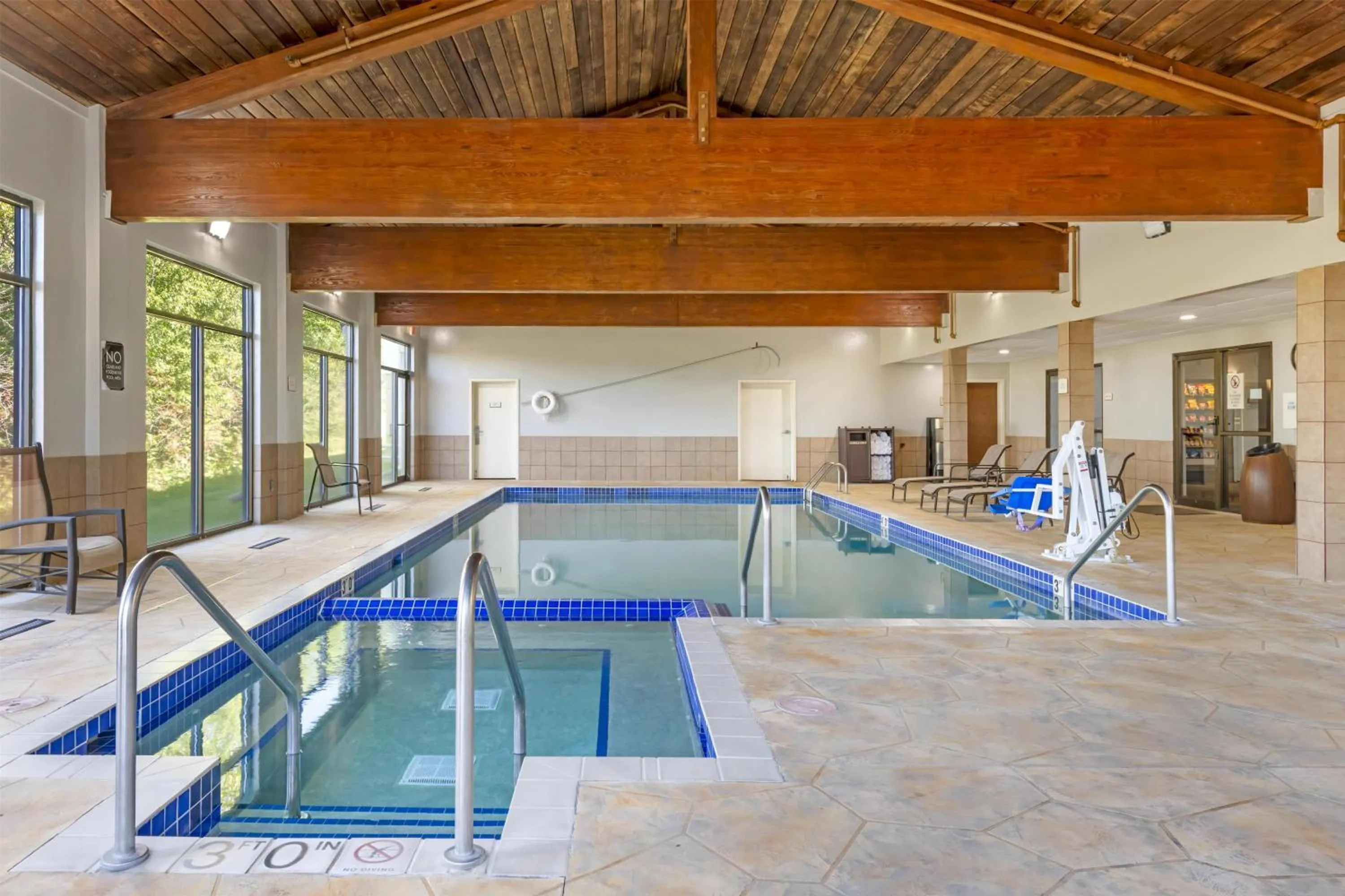 Pool view in Best Western Plus Eau Claire Conference Center