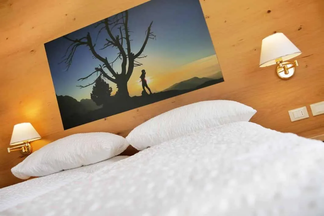 Bed in Hotel Garni Morene