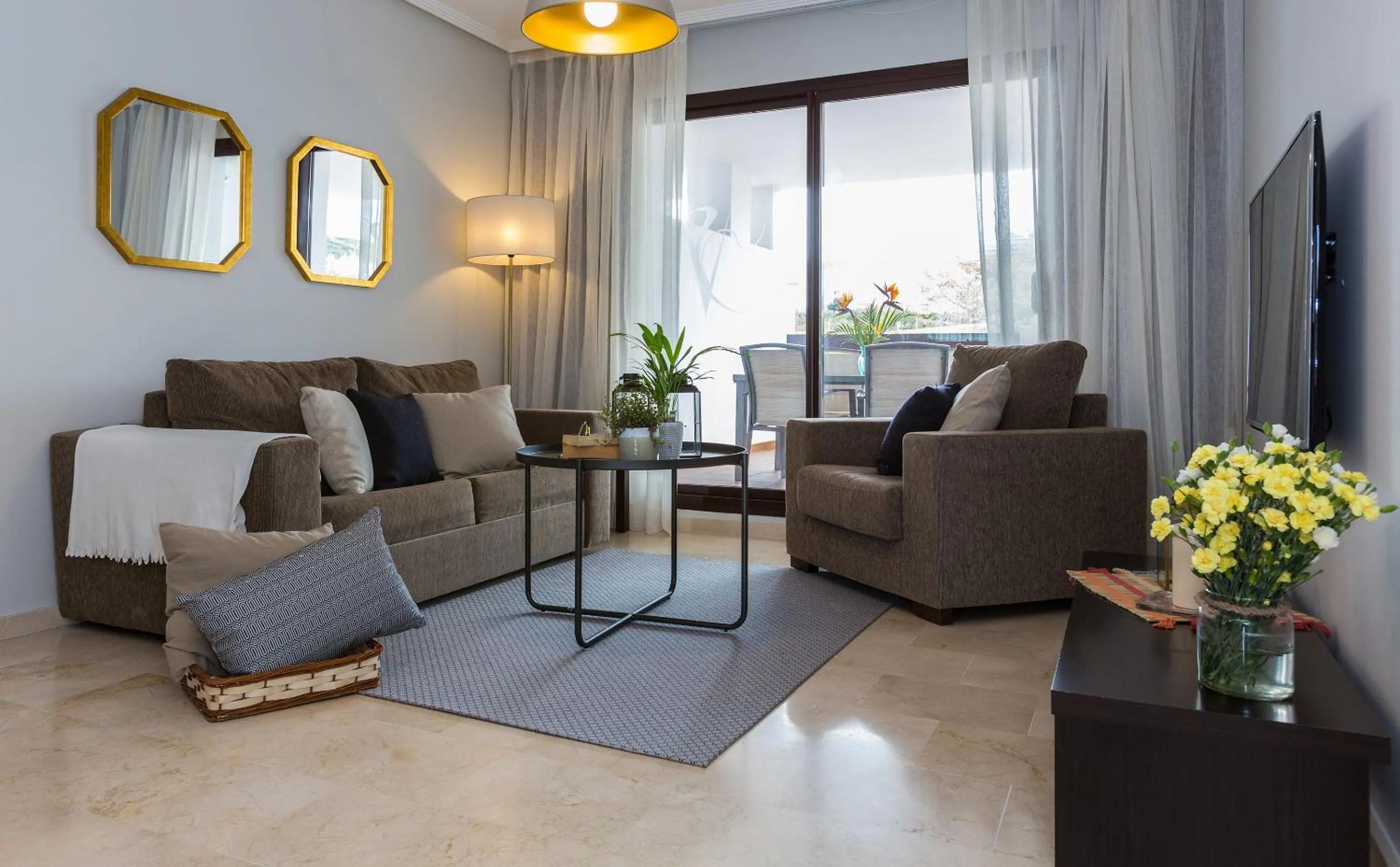 Living room in Ona Valle Romano Golf & Resort