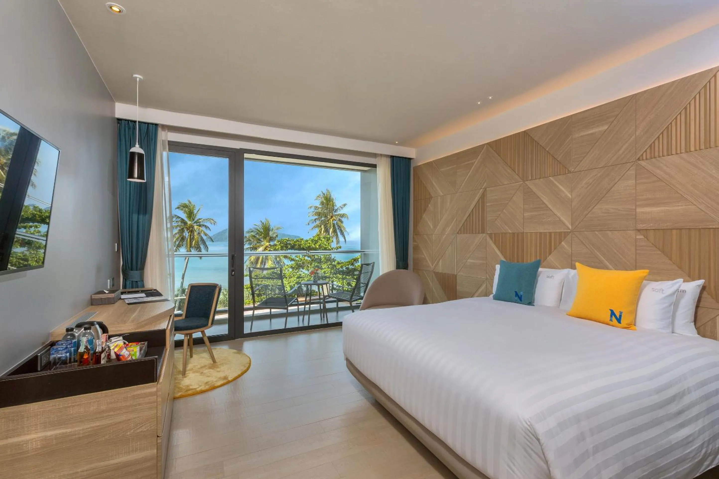 Sea view, Bed in The Nature Phuket