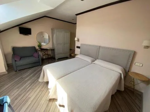 Bed in Hotel Los Molinos