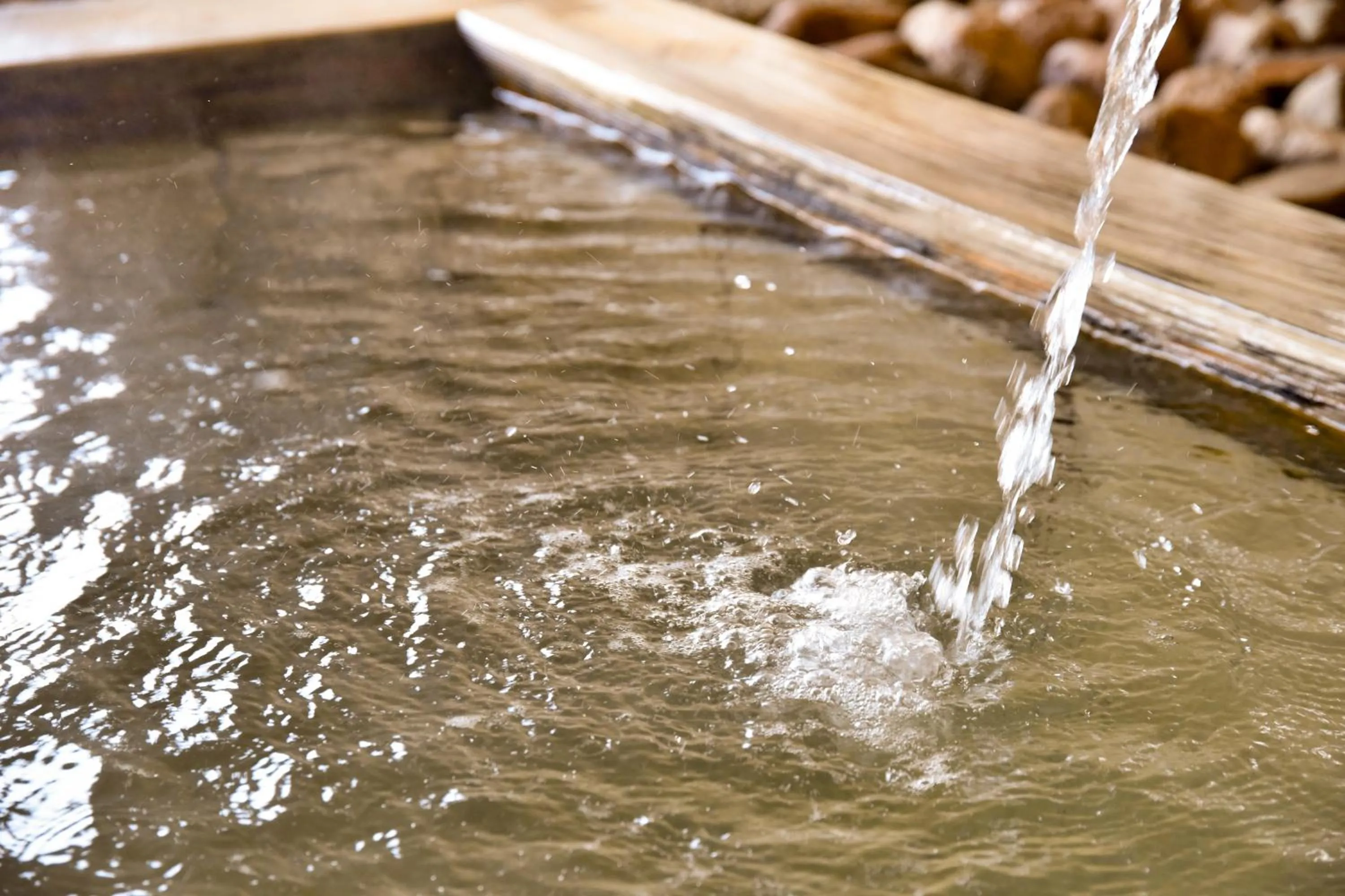 Hot Spring Bath in Kaike Seaside Hotel