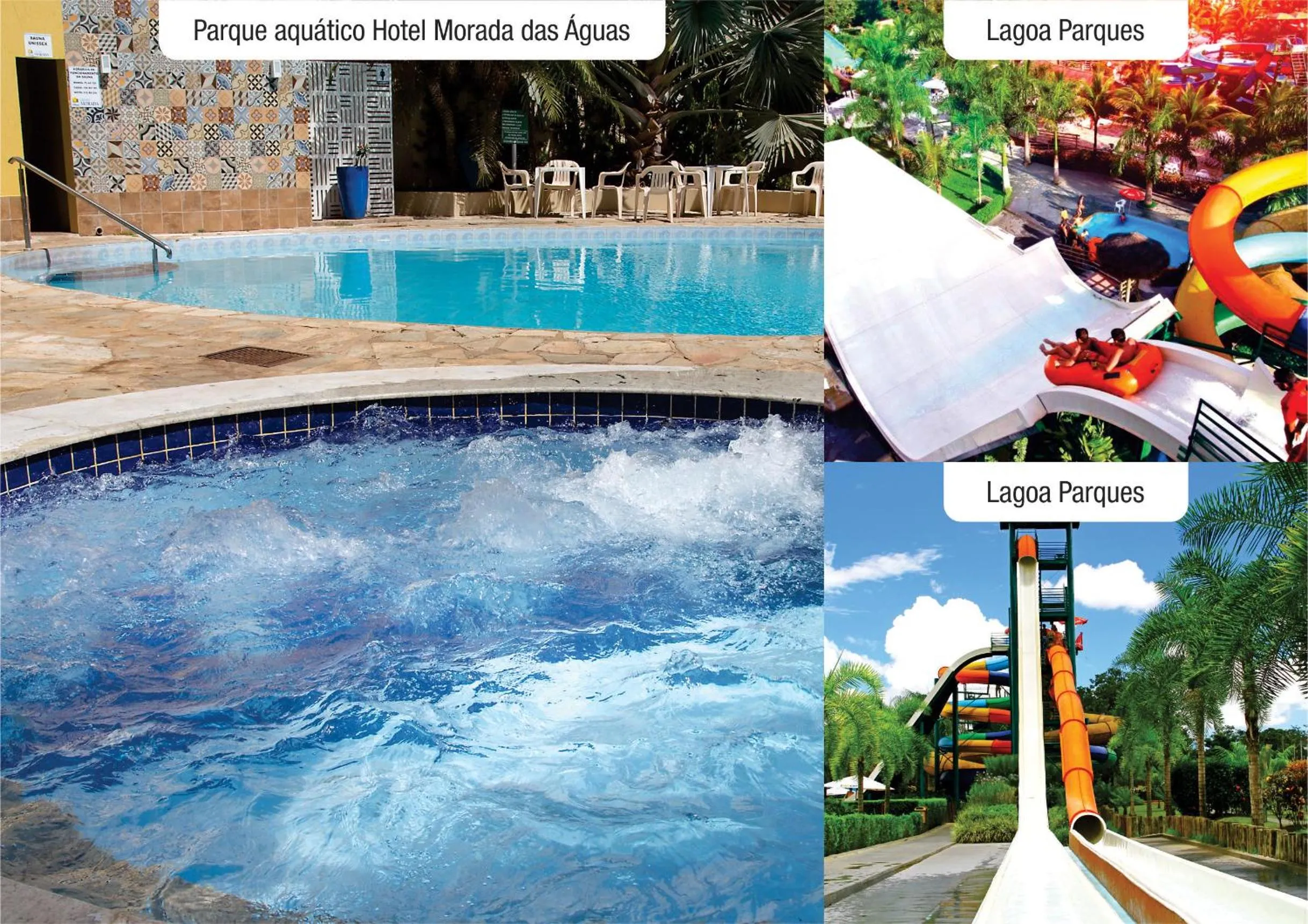 Aqua park in Hotel Morada do Sol
