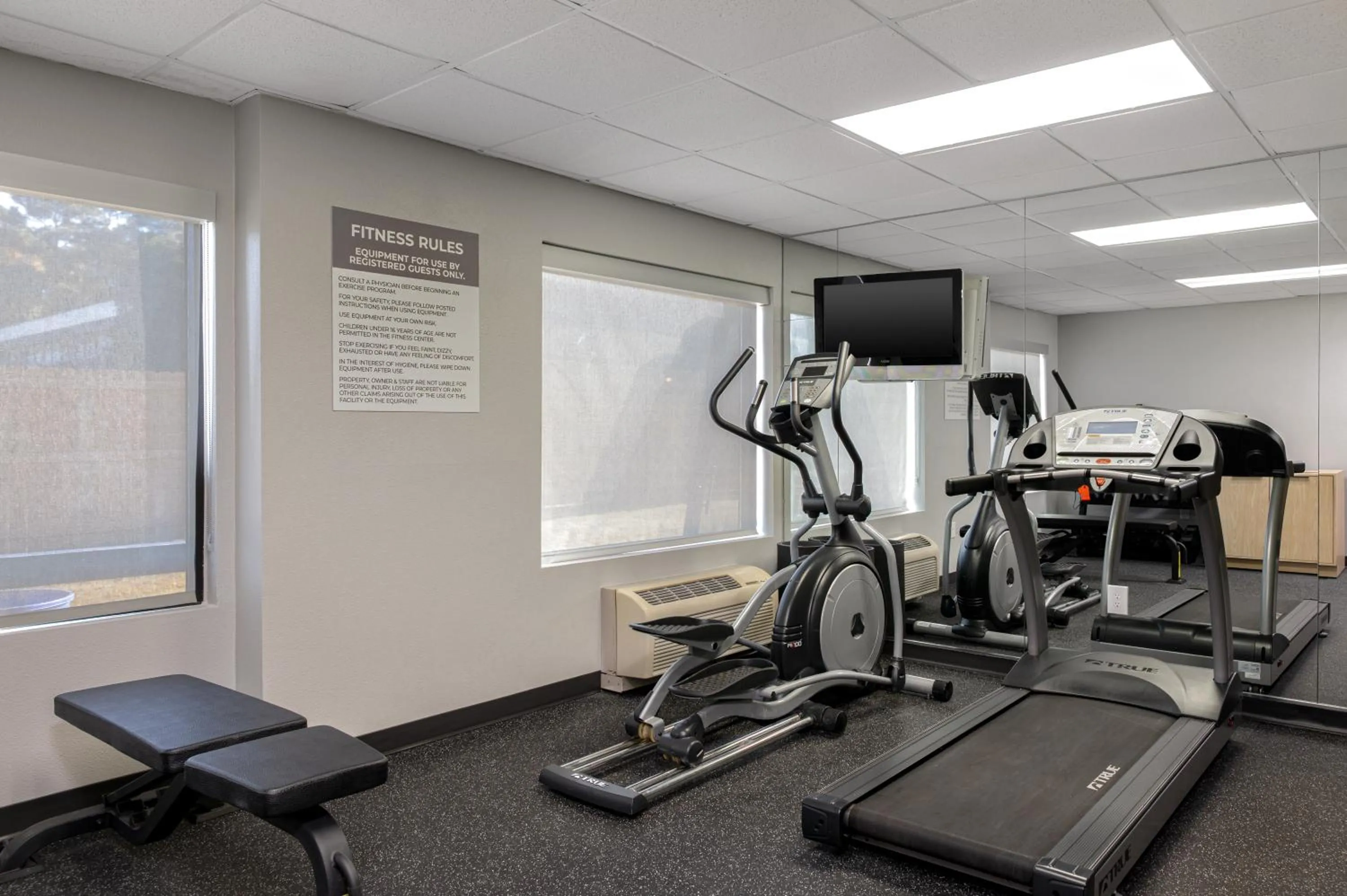 Fitness centre/facilities in Spark By Hilton Wilmington