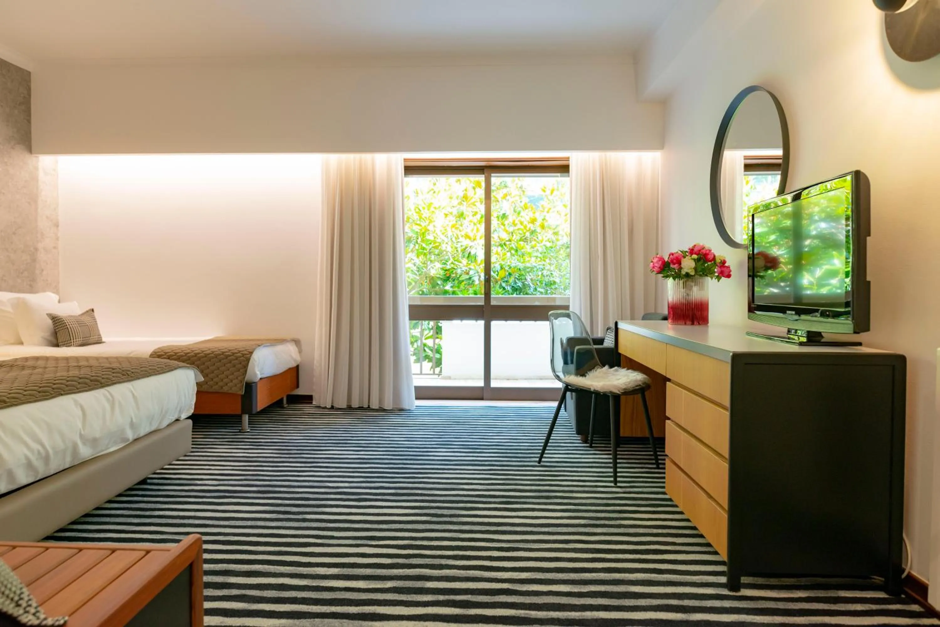 Bed in D. Afonso Hotel & SPA