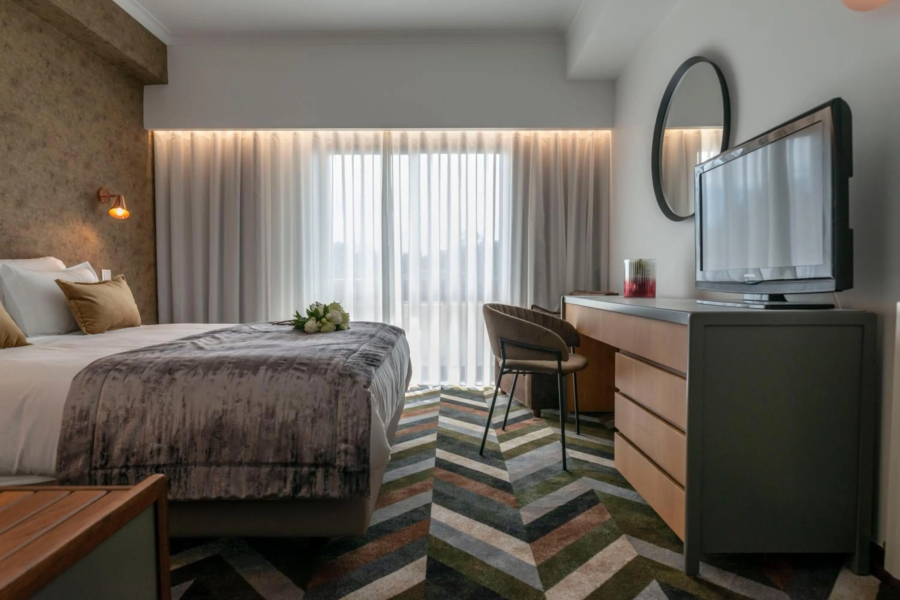 Bed in D. Afonso Hotel & SPA