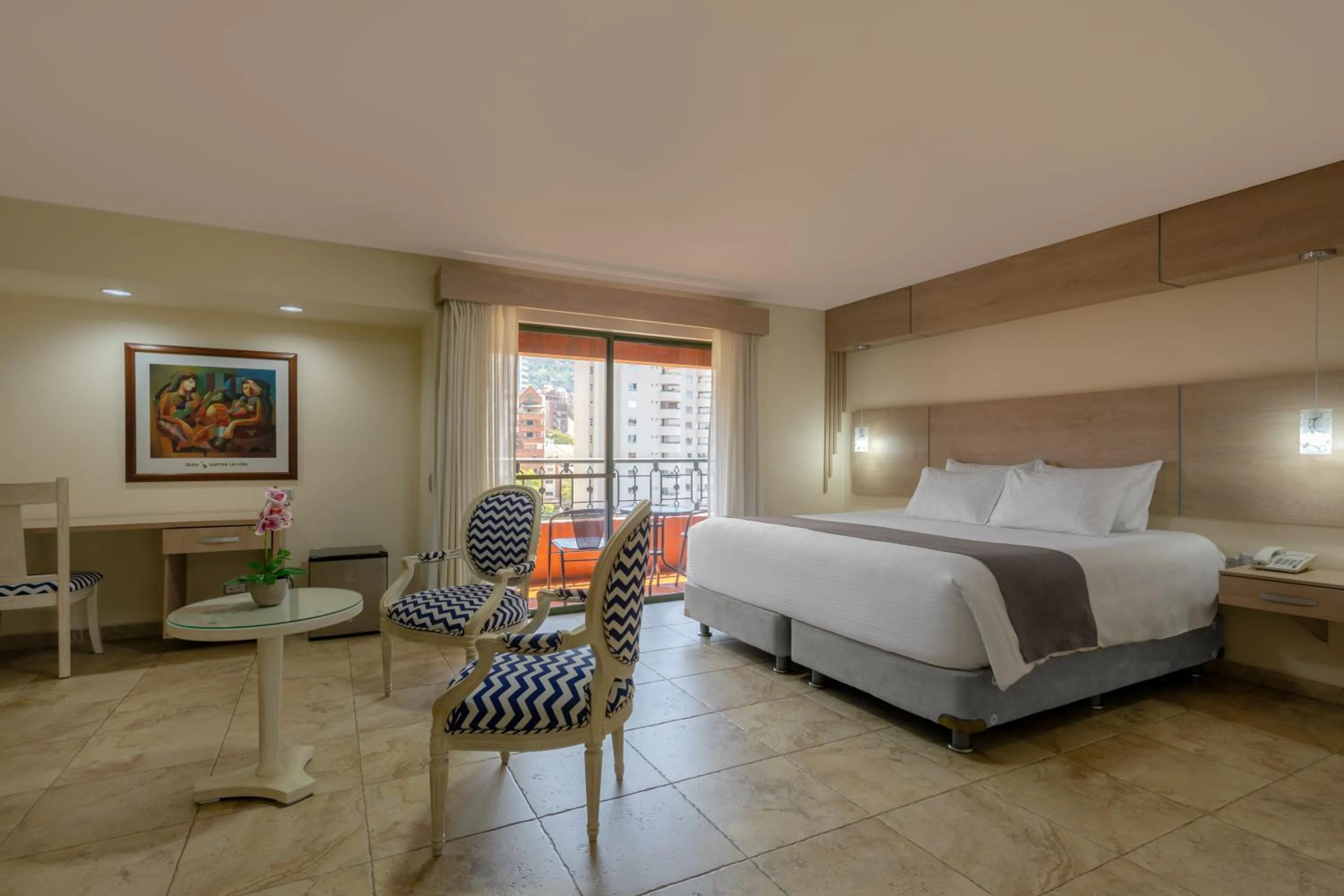 Bed in Hotel Obelisco