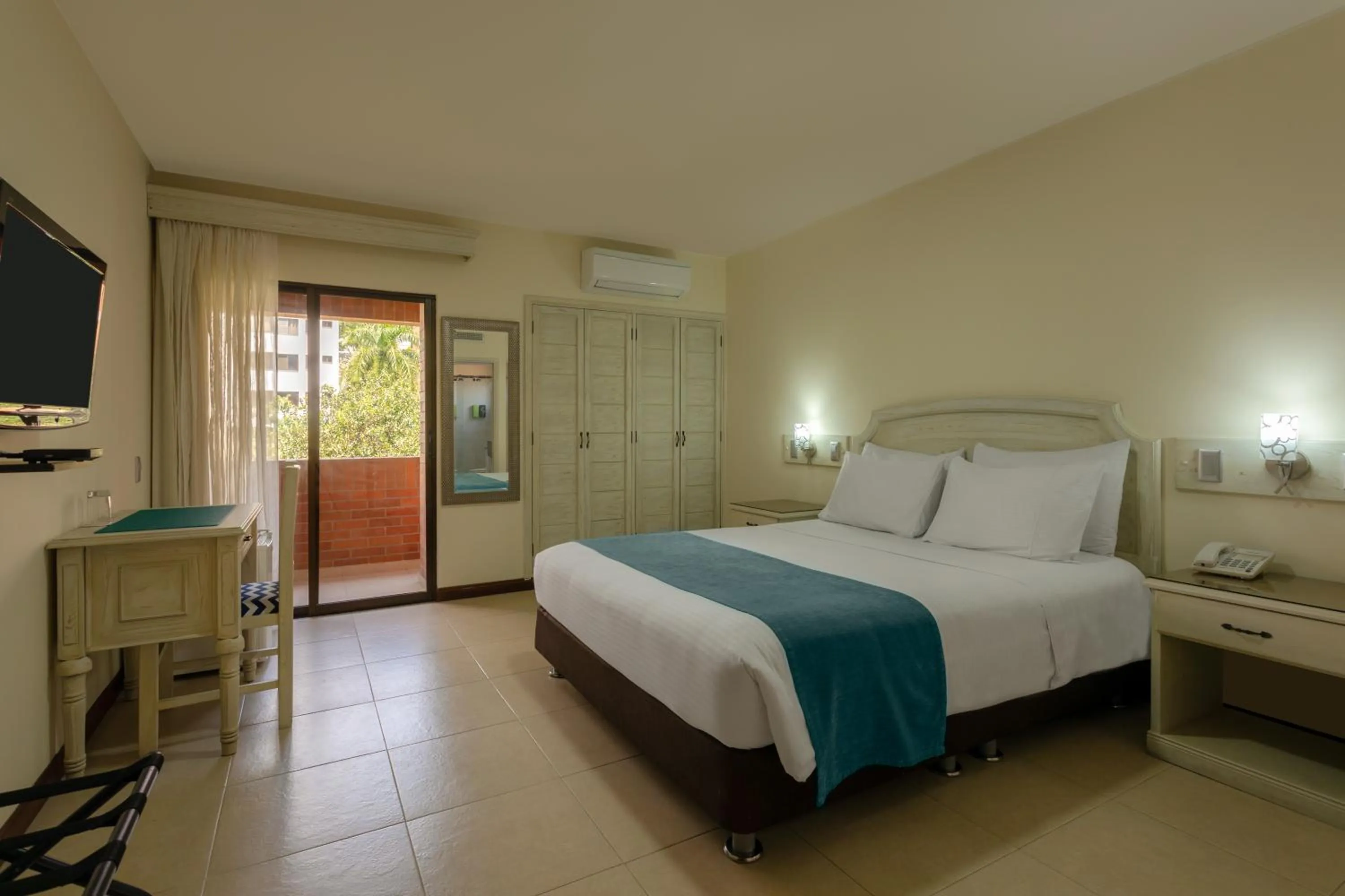 Bed in Hotel Obelisco