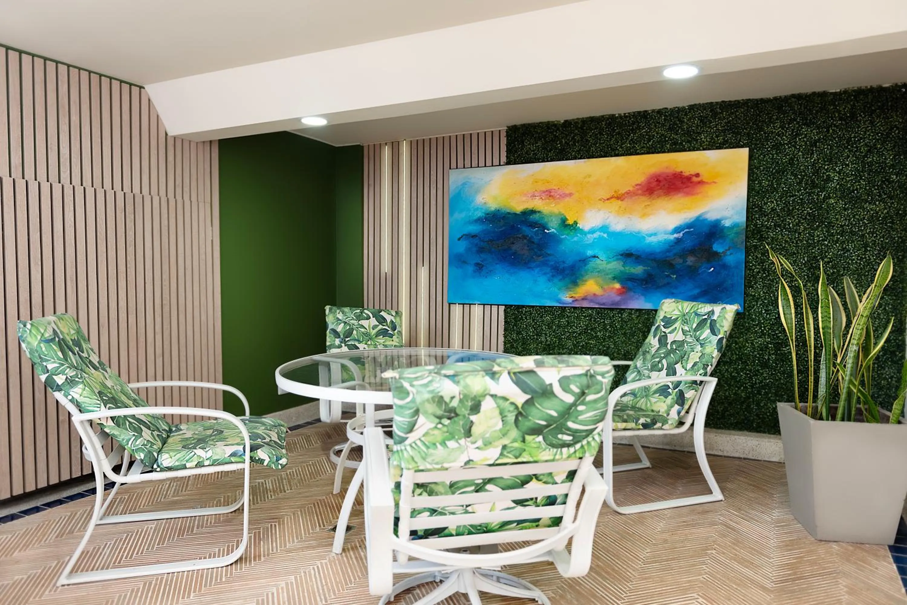 Living room in Hotel Obelisco