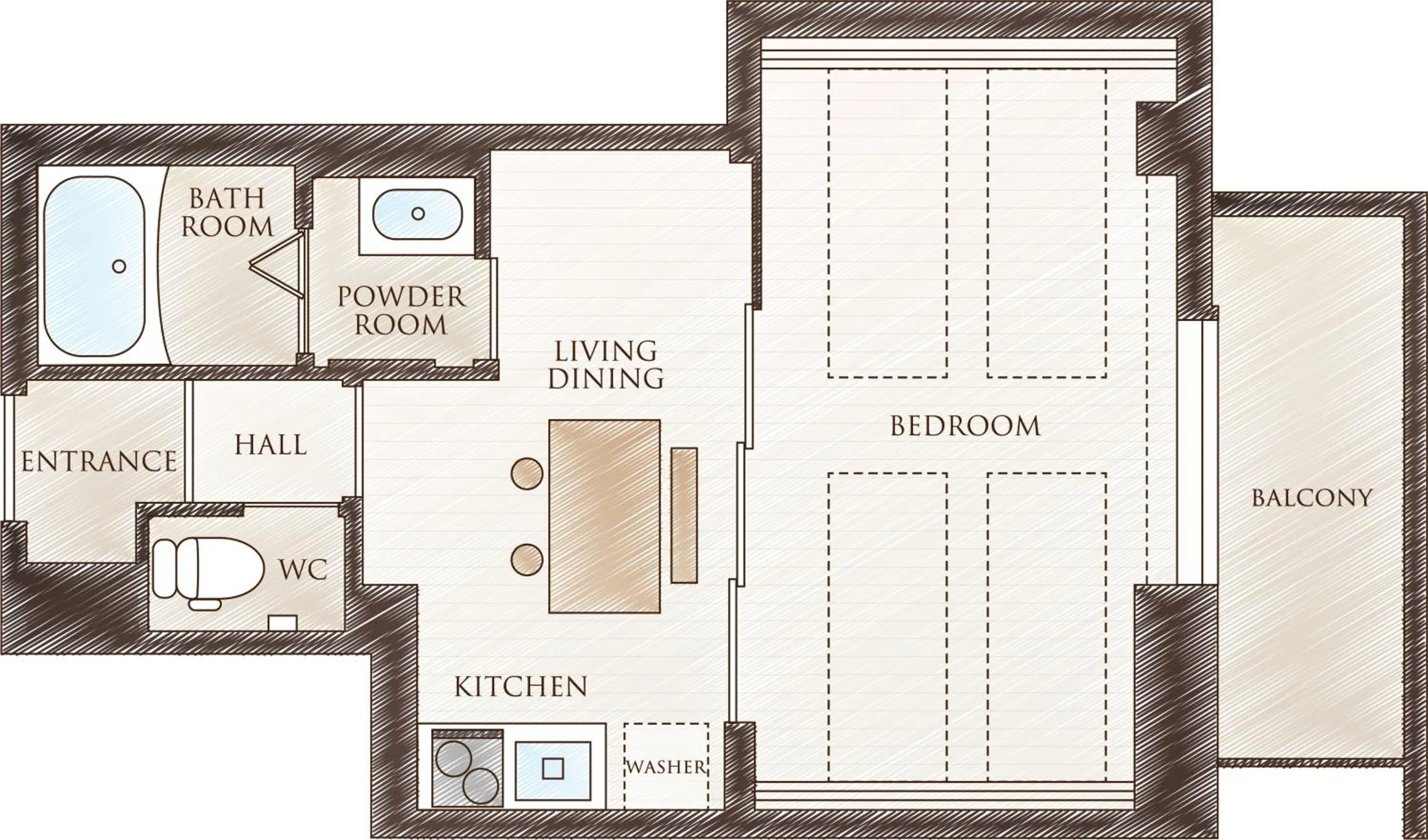 Floor plan in Hotel SAILS
