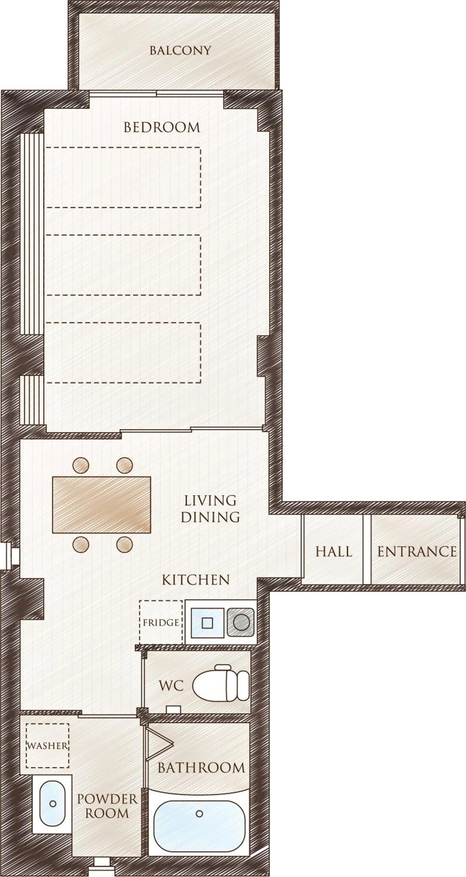Floor plan in Hotel SAILS