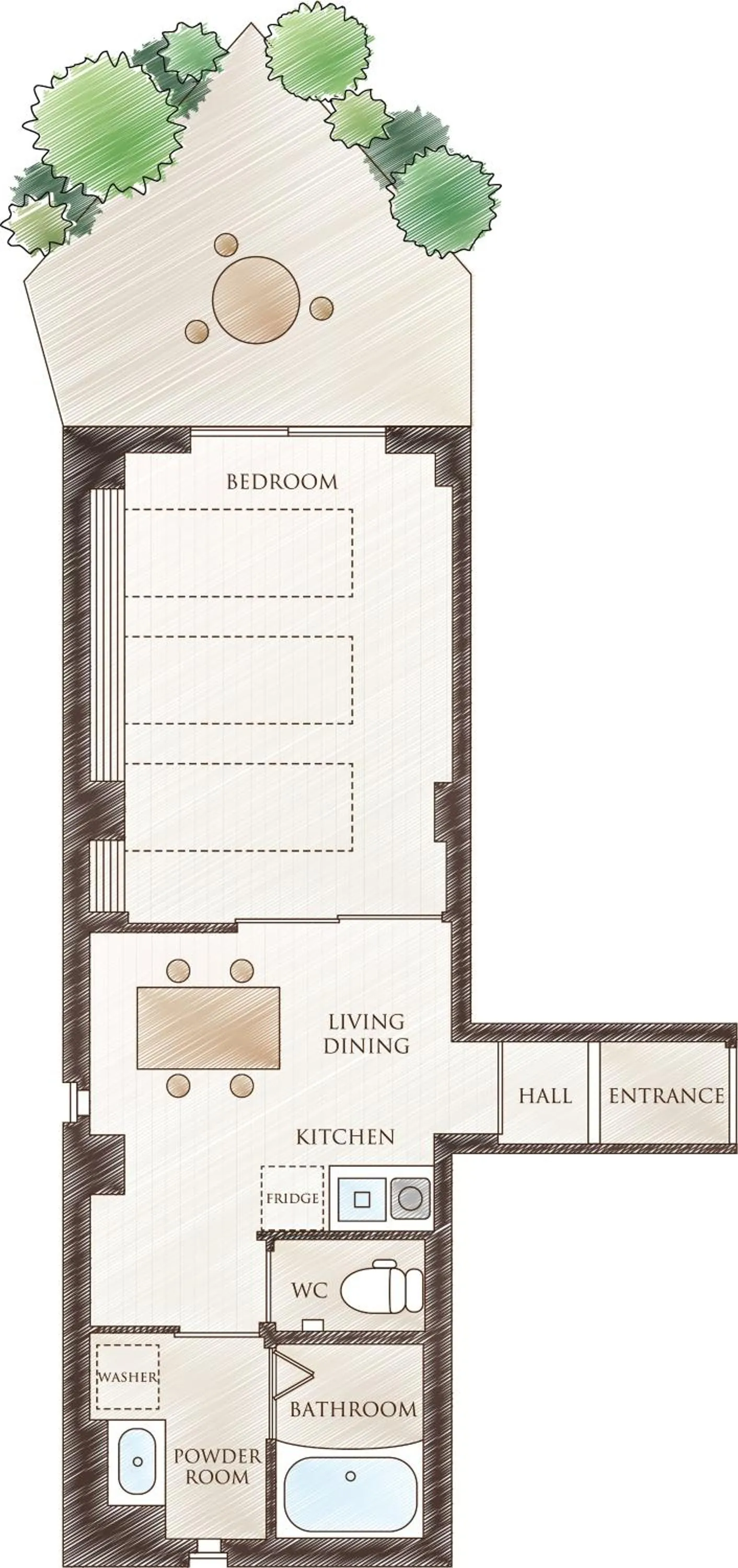 Floor plan in Hotel SAILS