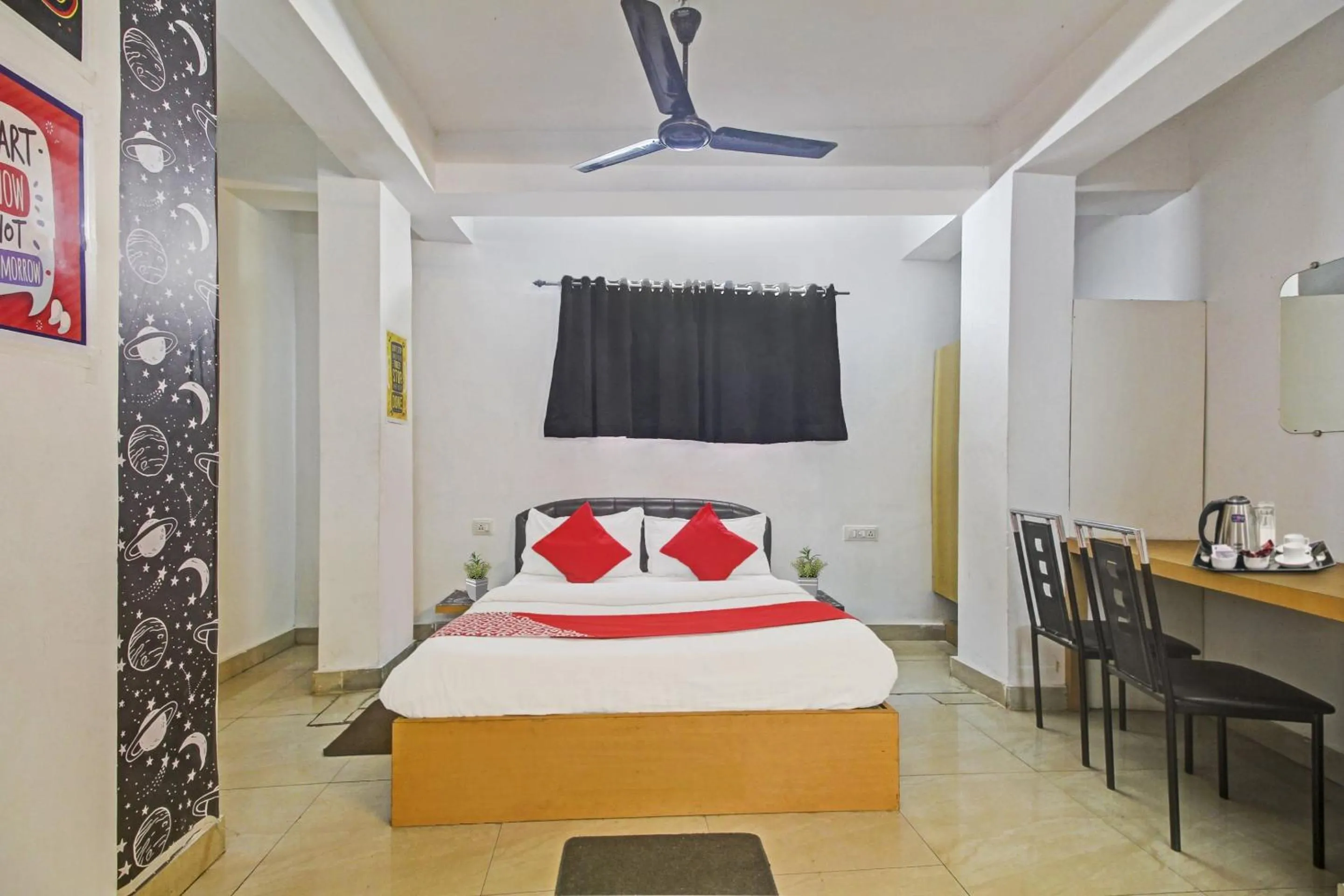 Bedroom, Bed in Hotel O The Jumbo Stay