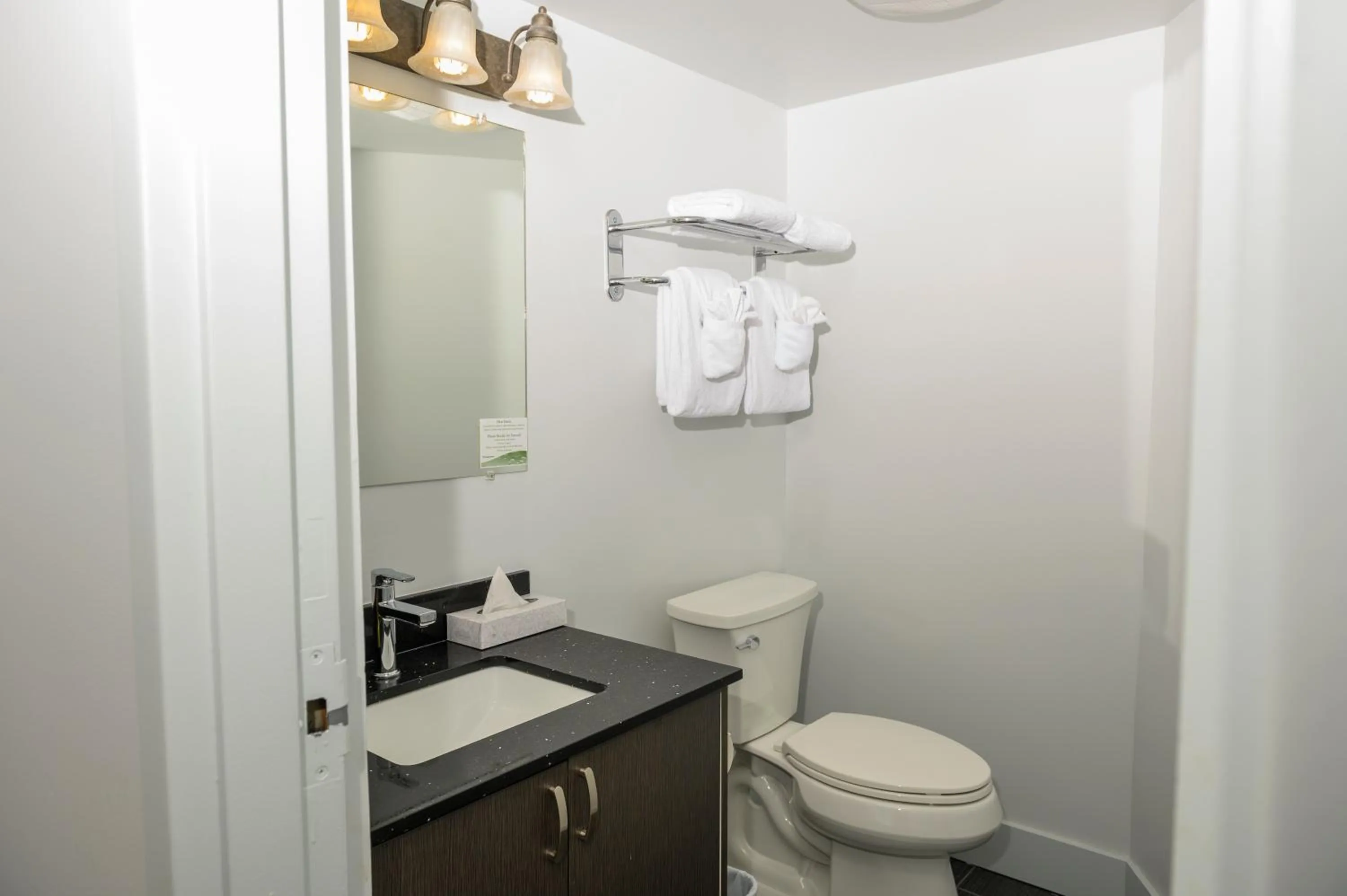 Toilet in Oceanfront Suites at Cowichan Bay
