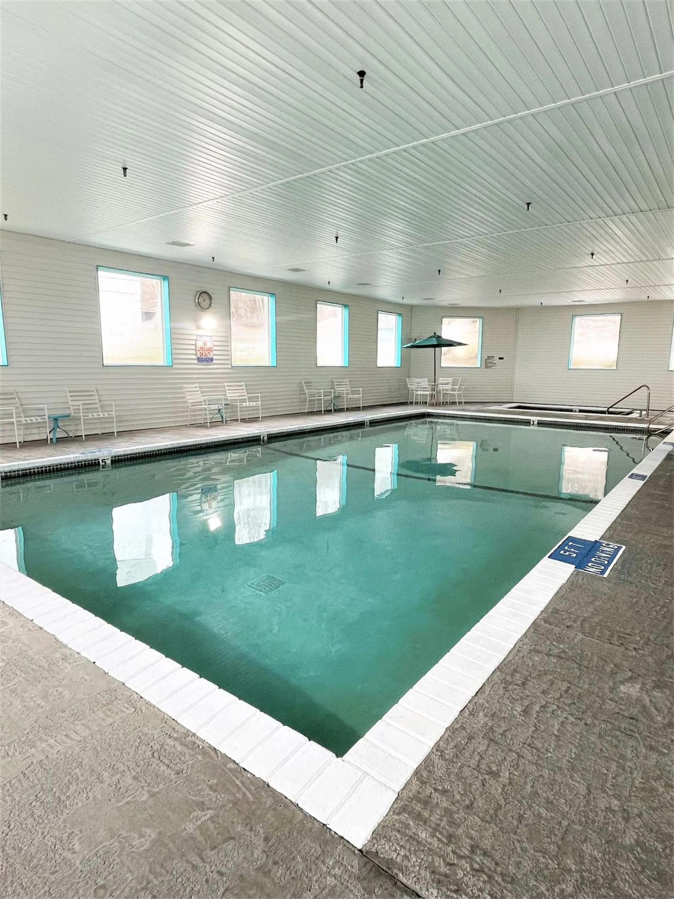 Swimming pool in AmericInn by Wyndham Petoskey