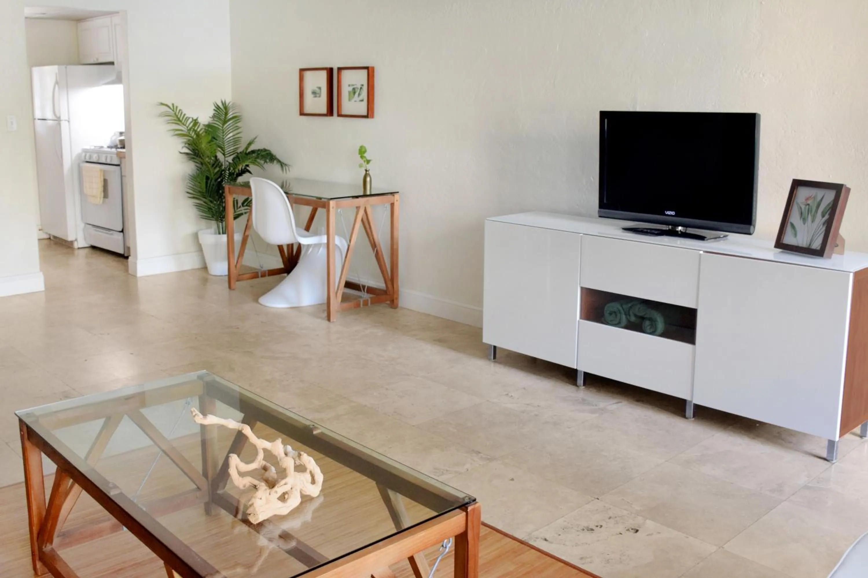 Living room in Coral Reef at Key Biscayne