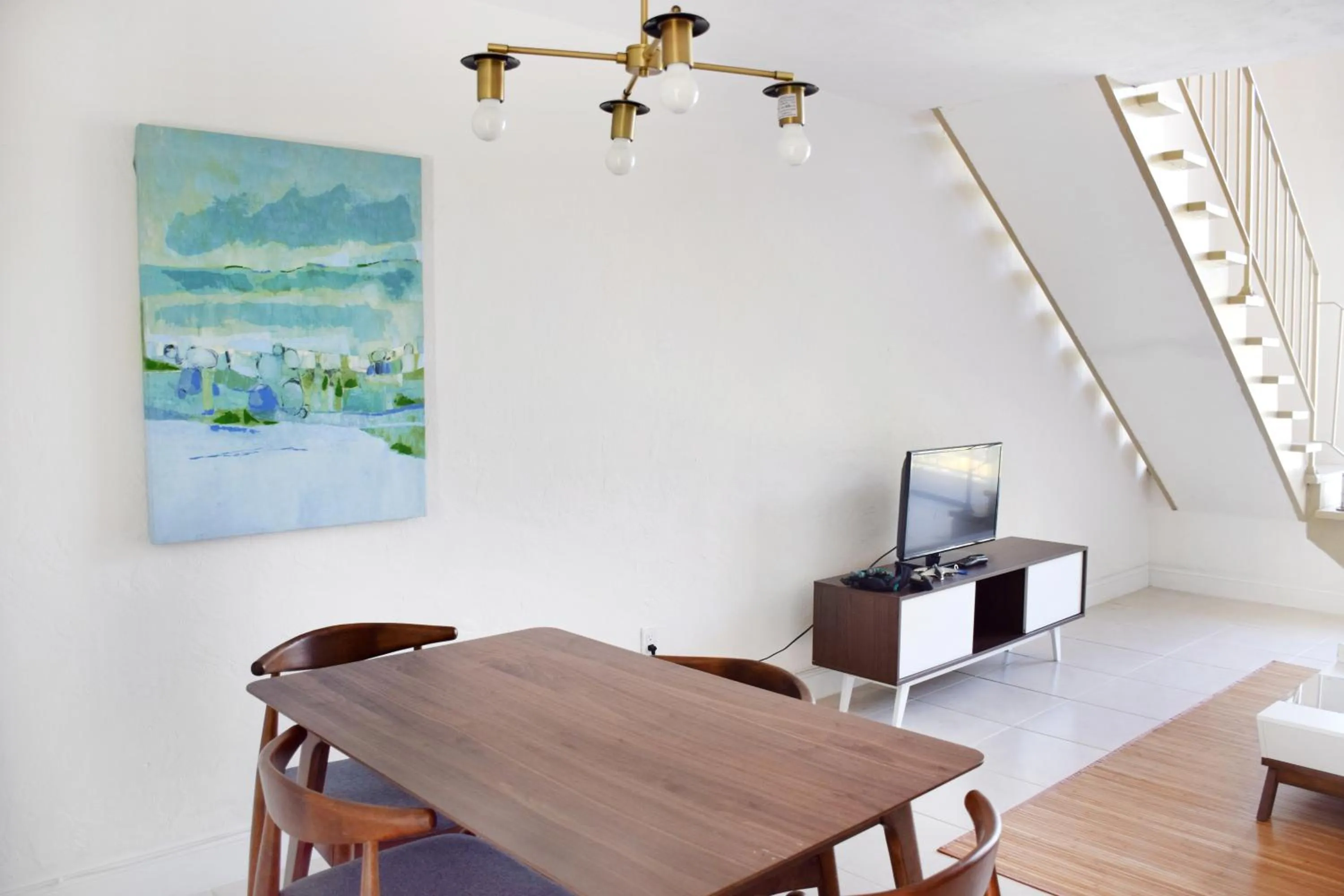 Living room in Coral Reef at Key Biscayne