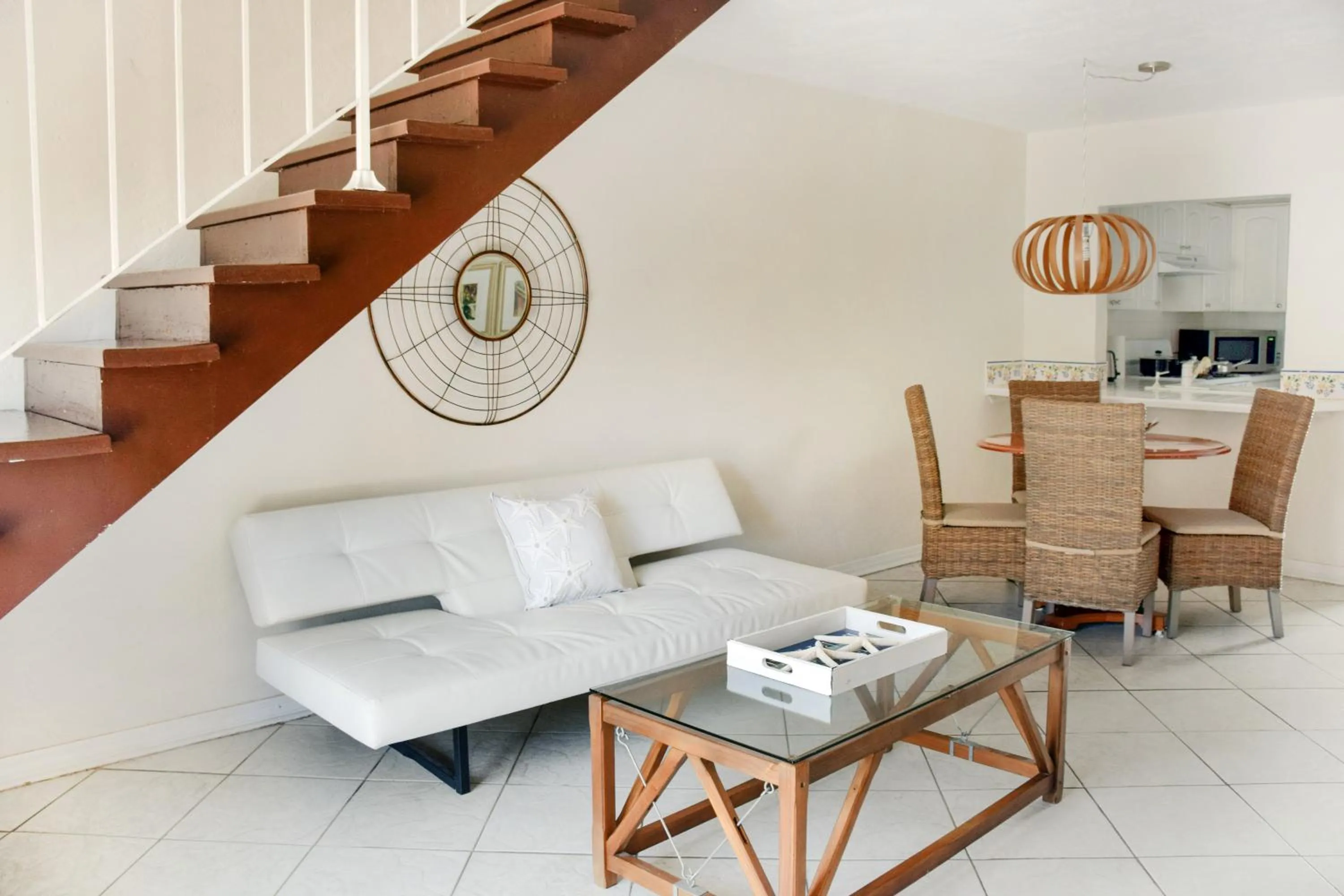 Living room in Coral Reef at Key Biscayne
