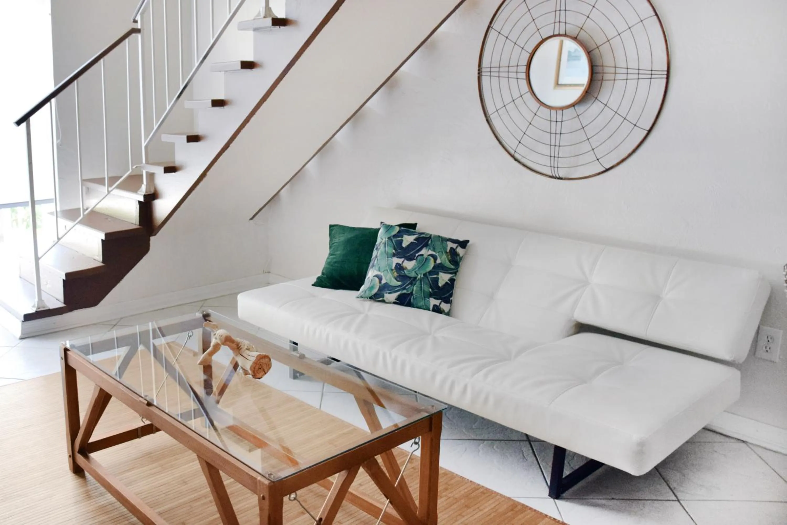 Living room in Coral Reef at Key Biscayne