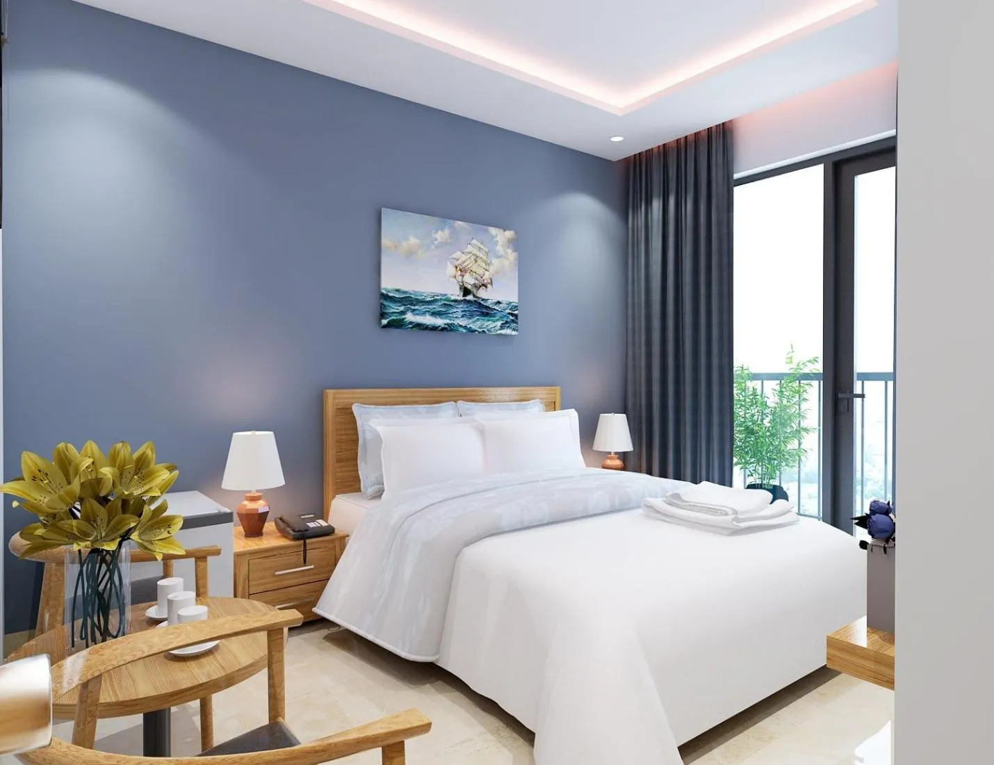 Photo of the whole room, Bed in Marigold Hotel & Apartment