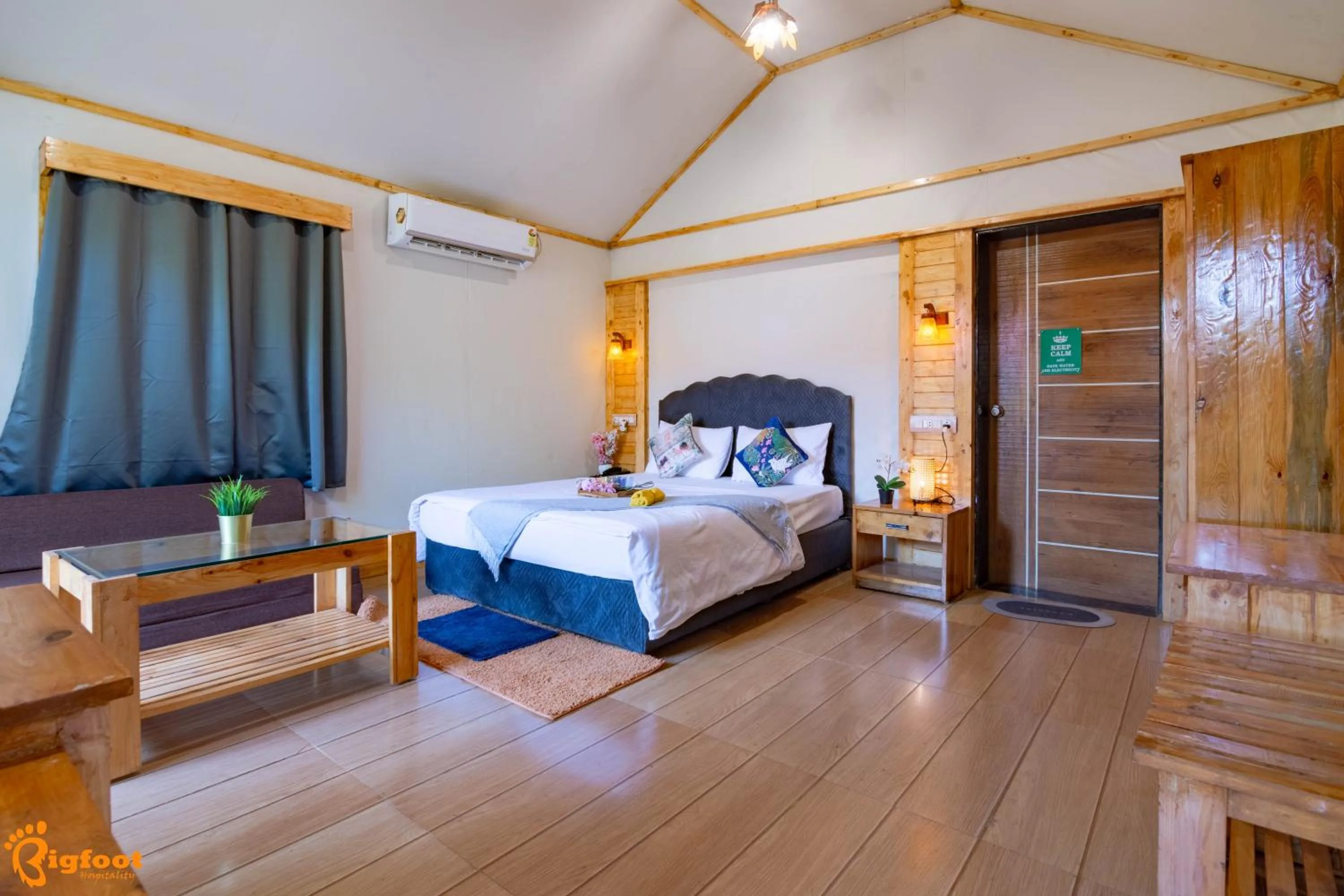 Bed in Natures Dreamland Holiday Homes, Igatpuri