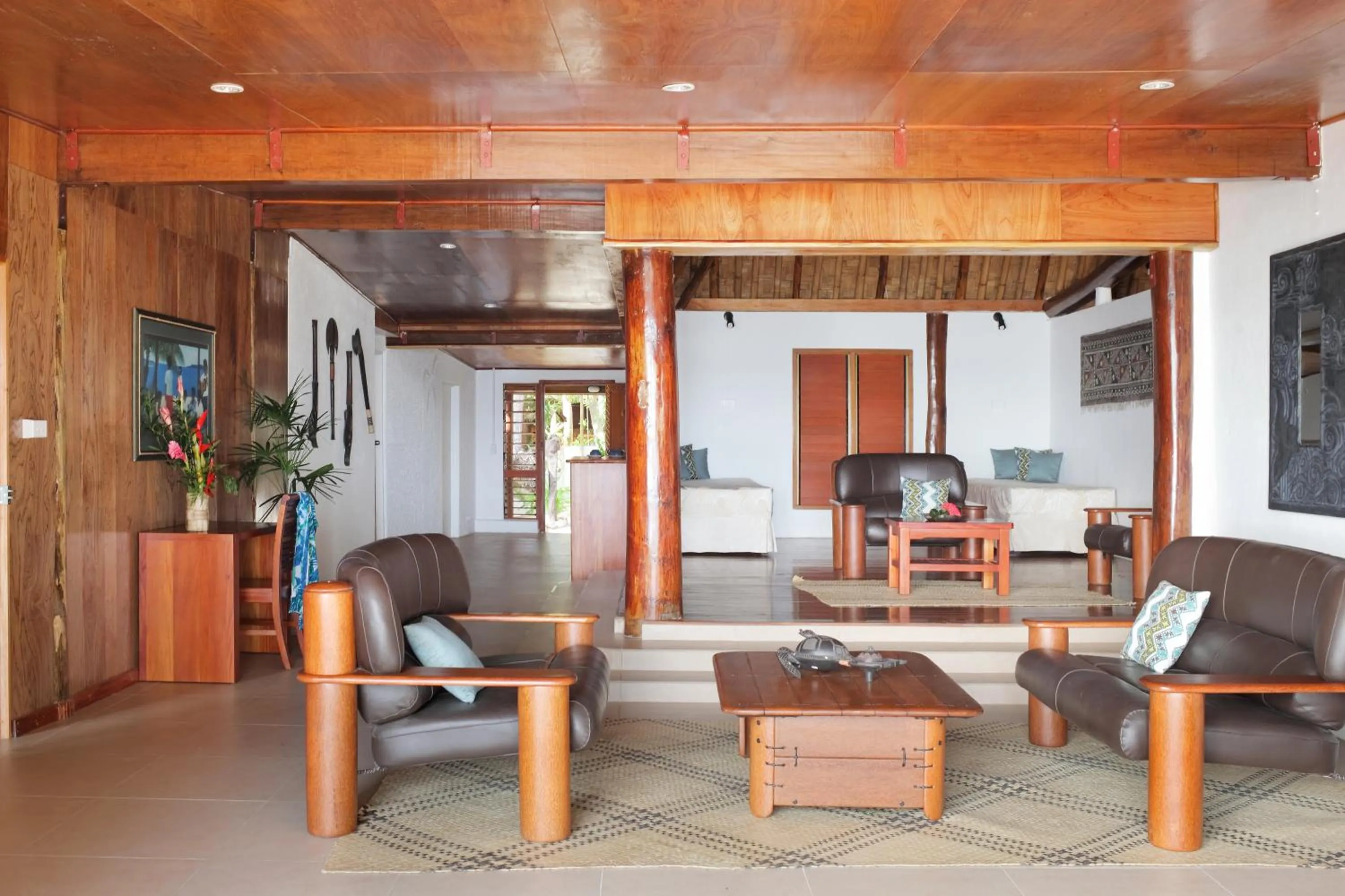 Living room in Toberua Island Resort