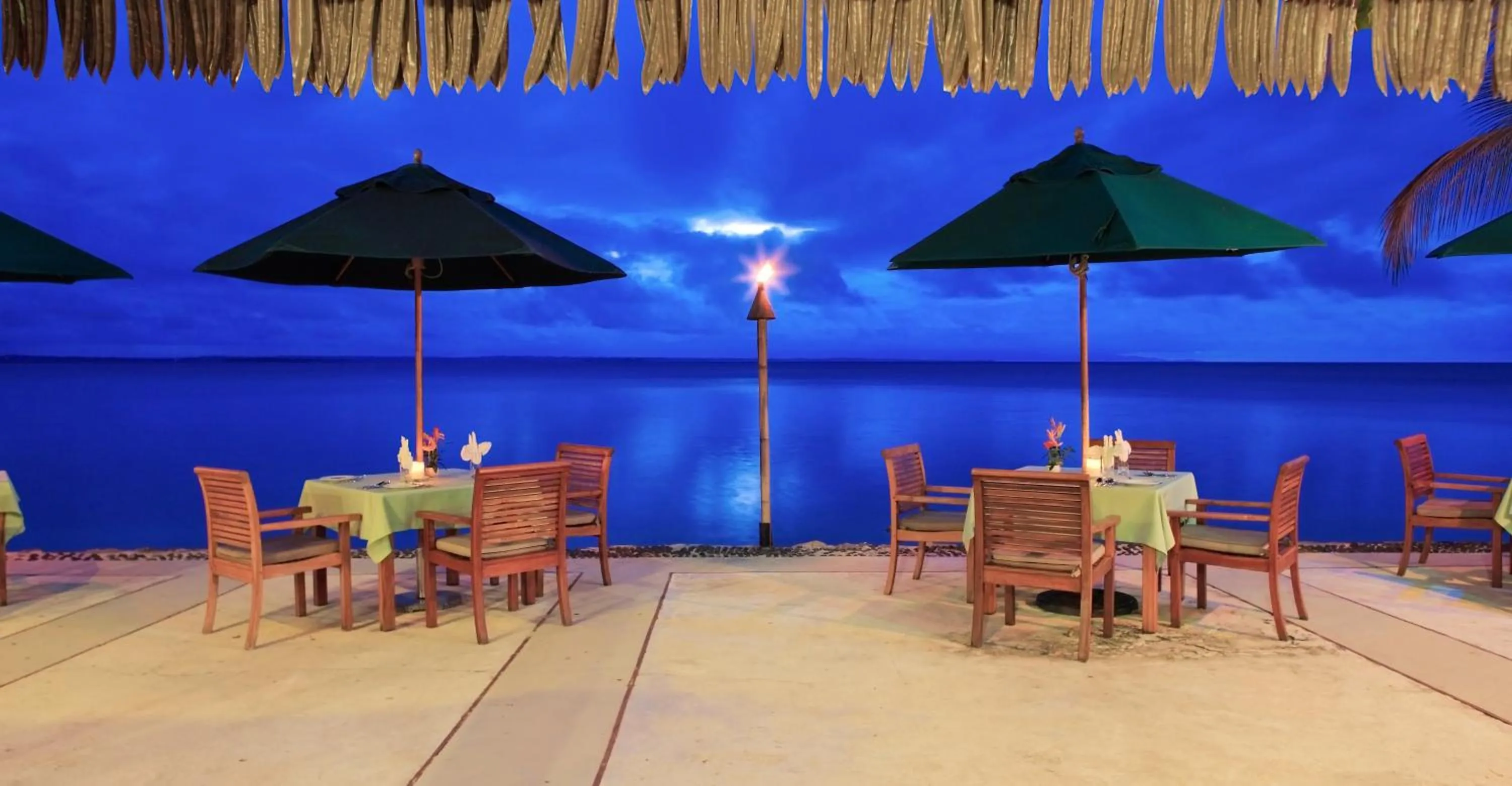 Restaurant/places to eat in Toberua Island Resort