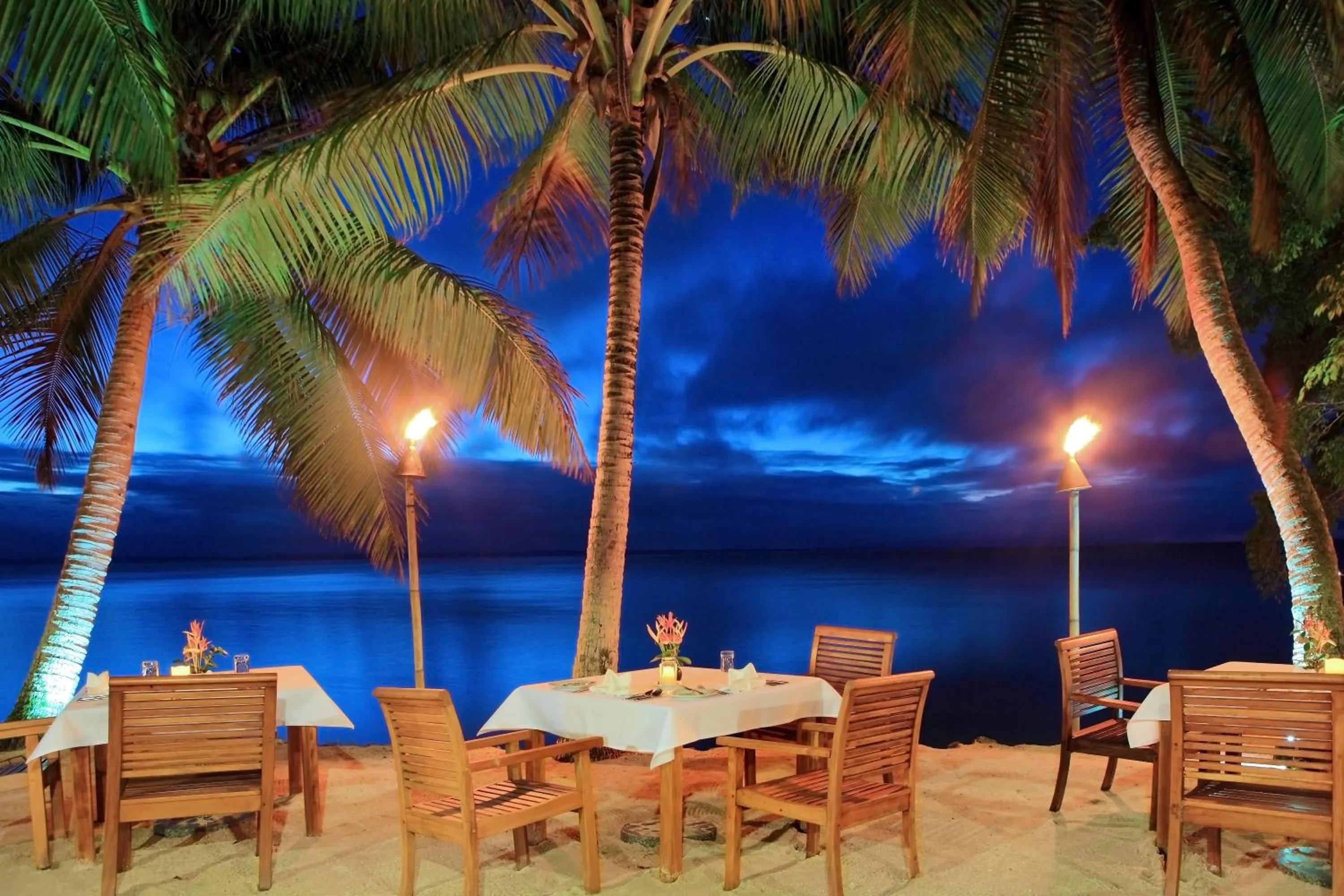 Restaurant/places to eat in Toberua Island Resort