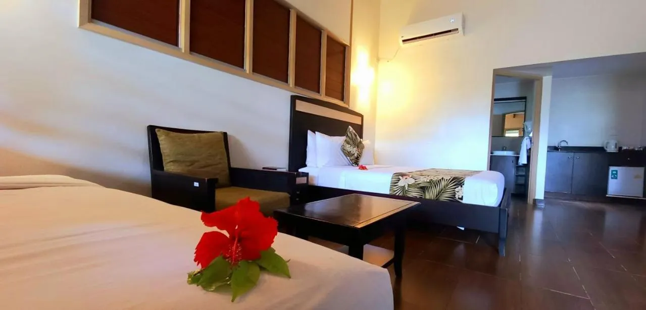 Bed in Tokatoka Resort Hotel