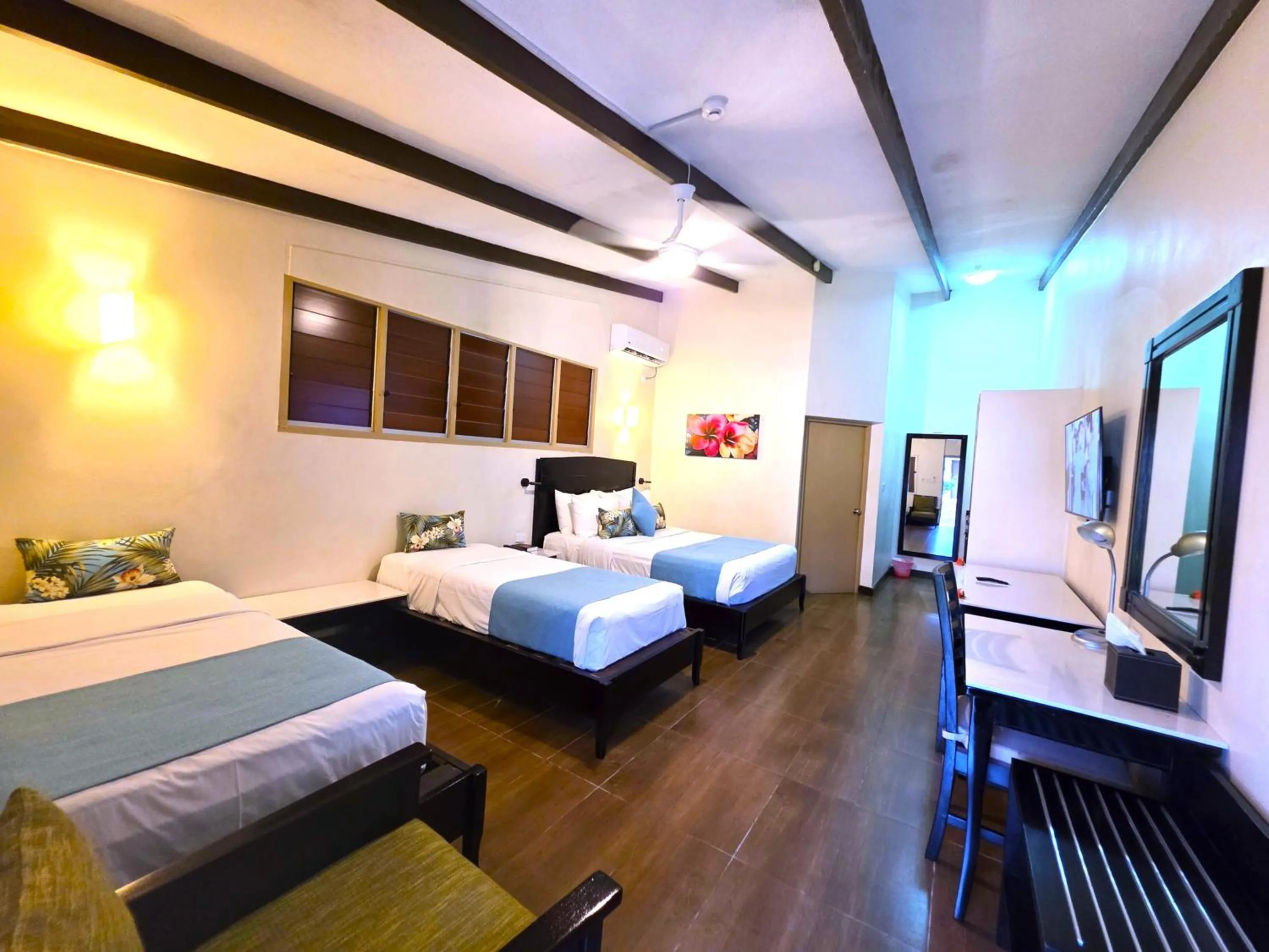 Bed in Tokatoka Resort Hotel