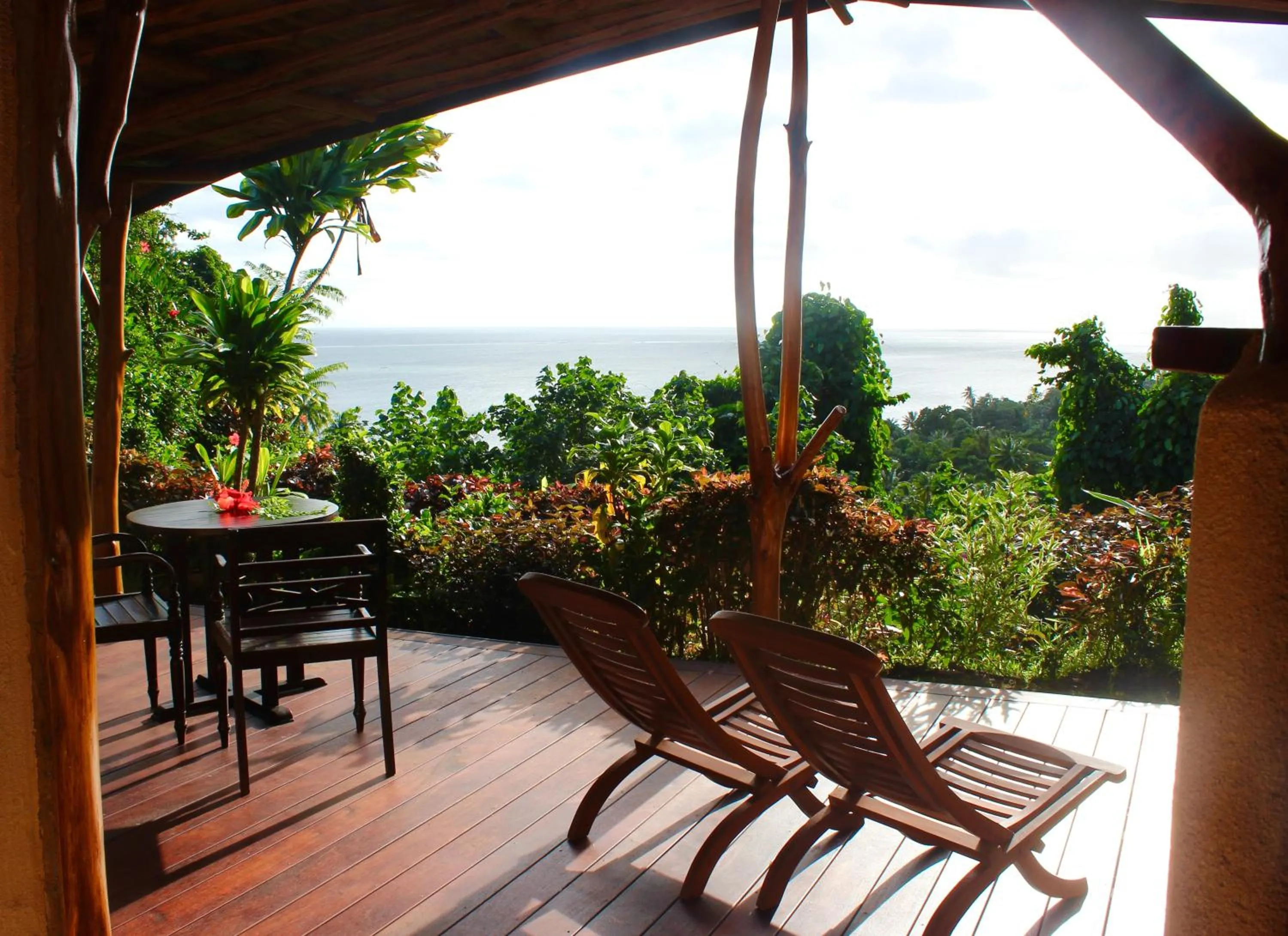 Patio in Vanira Lodge