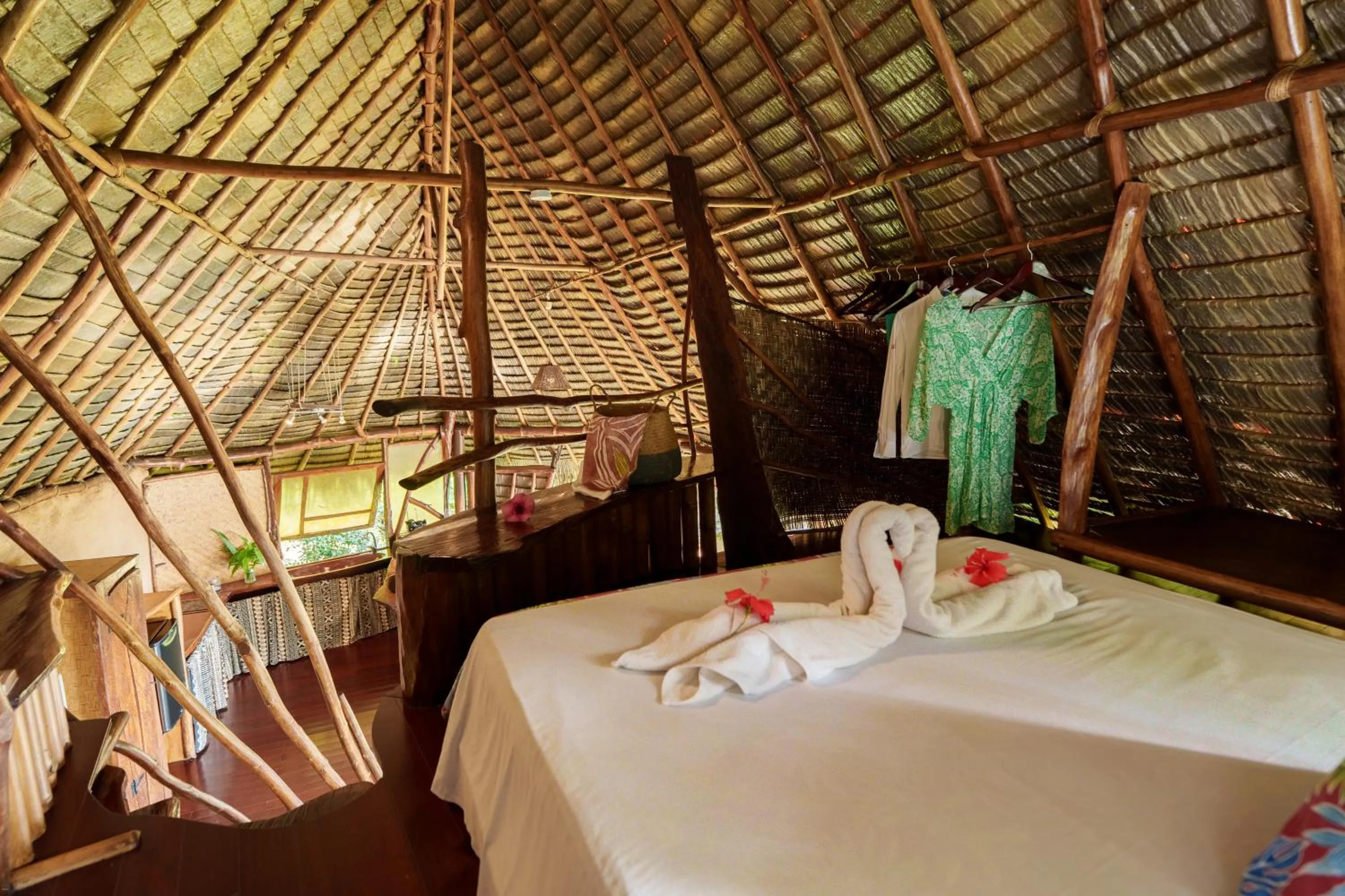 Bed in Vanira Lodge