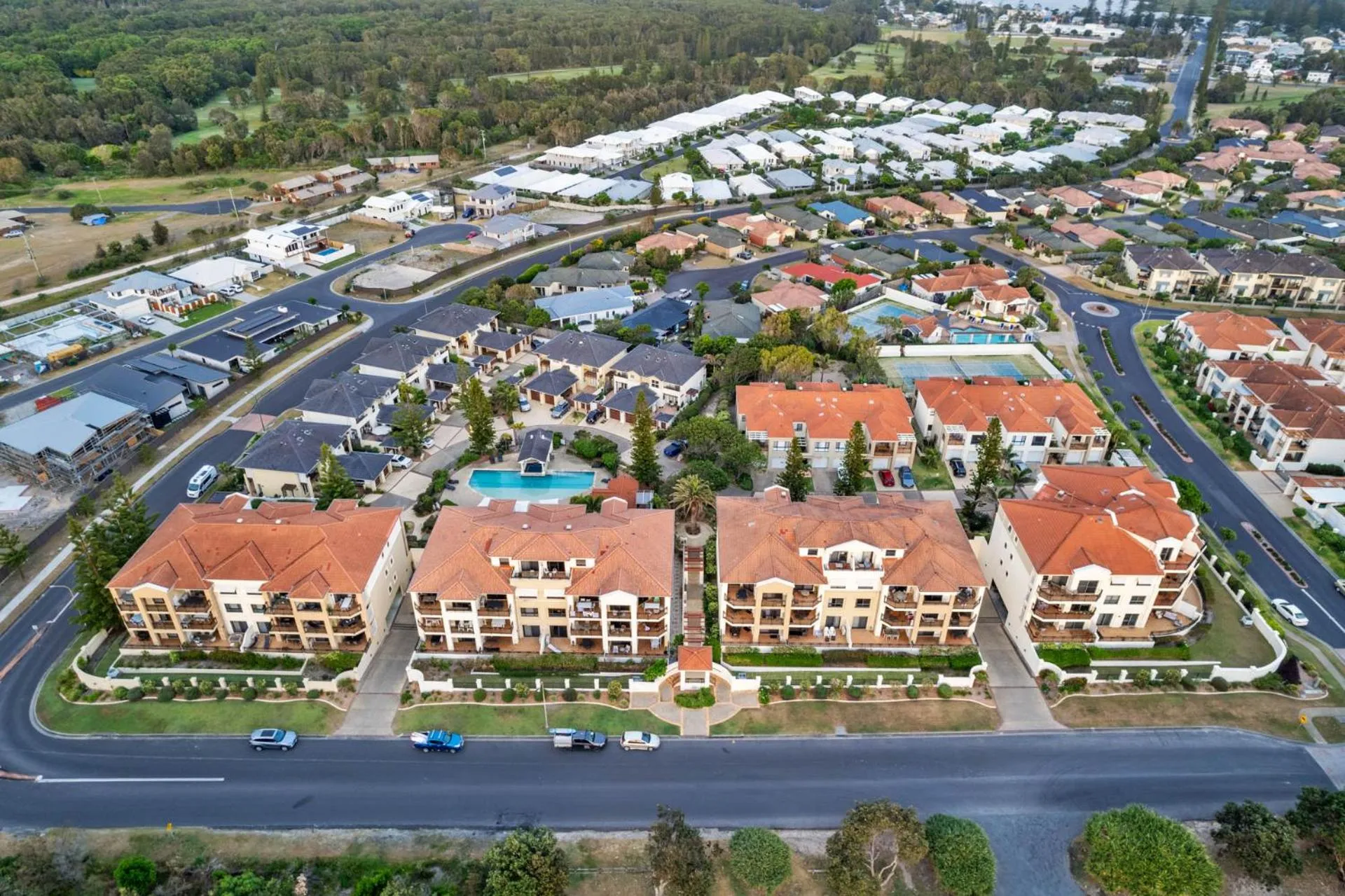 Property building in The Sands Resort at Yamba