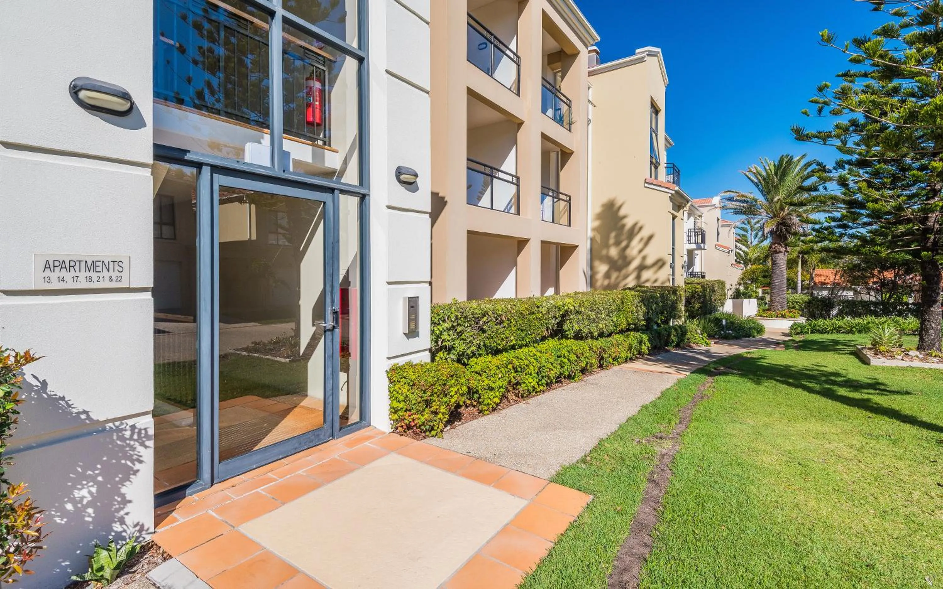 Property building in The Sands Resort at Yamba