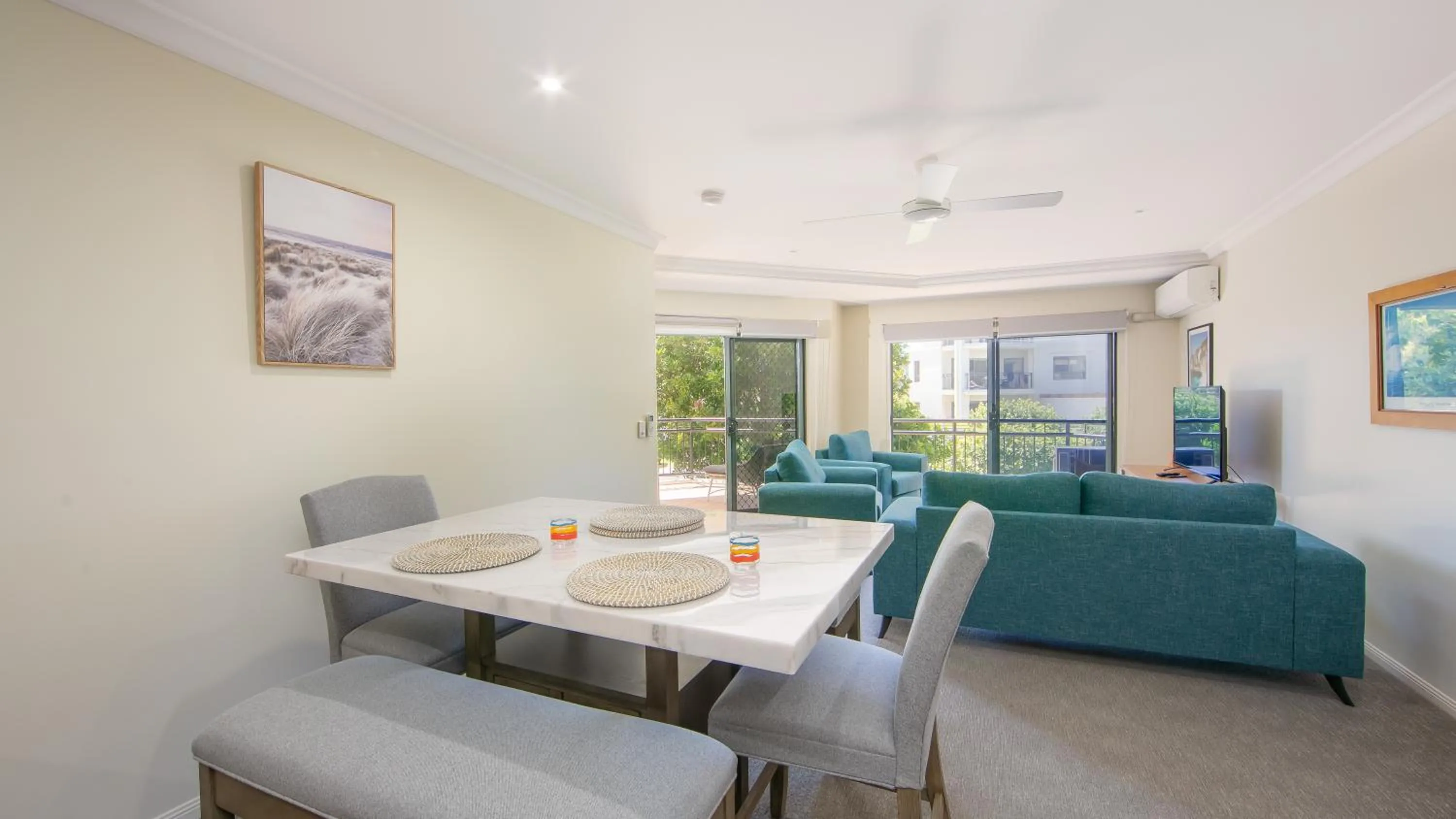 Dining area in The Sands Resort at Yamba