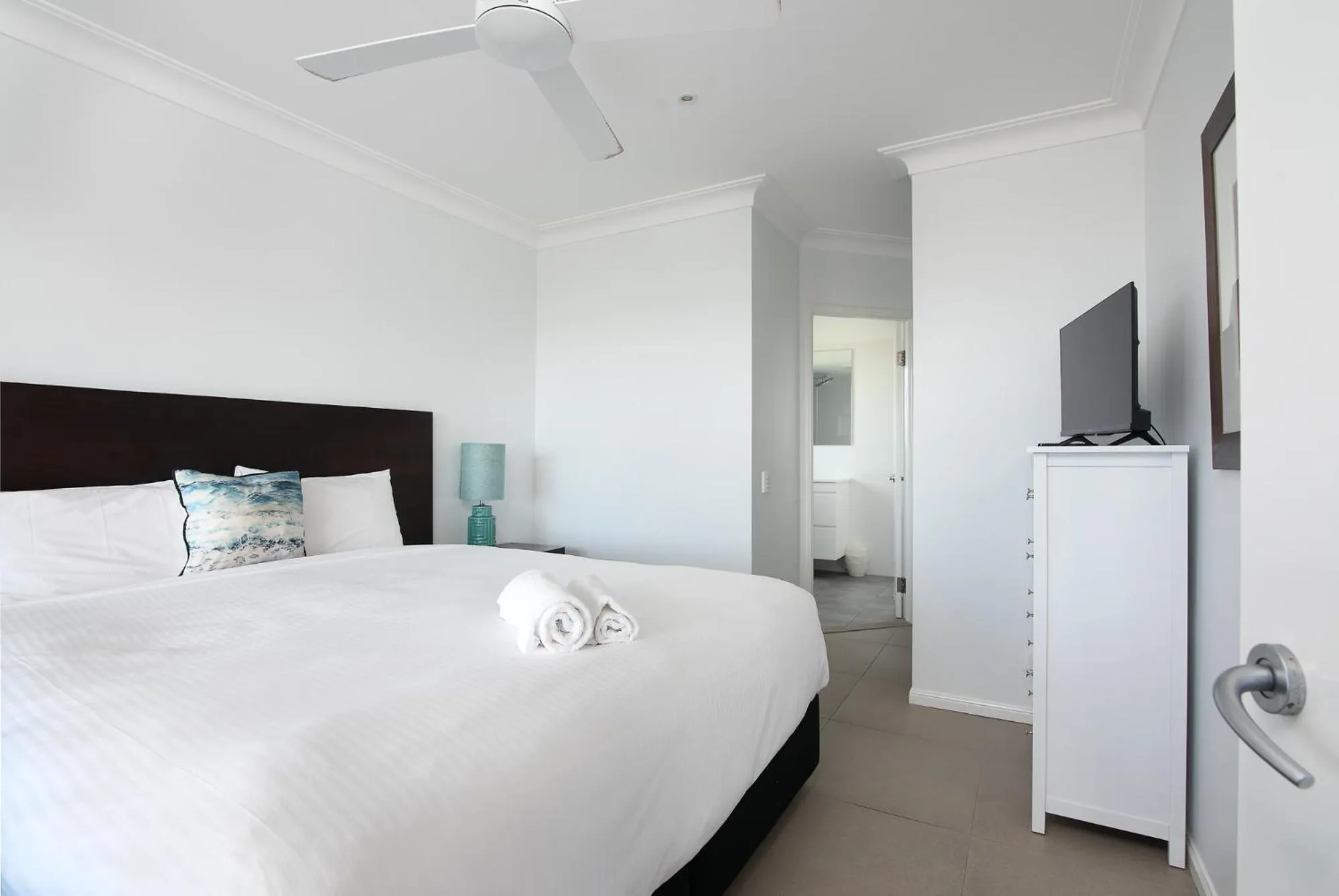 Bed in The Sands Resort at Yamba