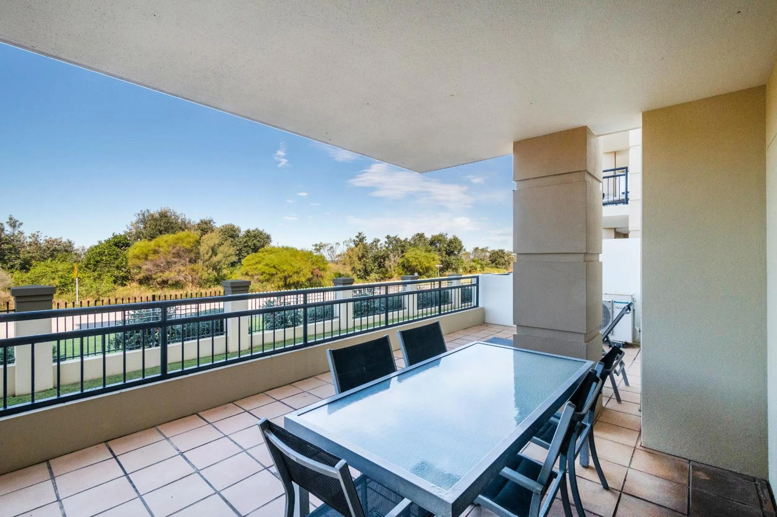 Patio in The Sands Resort at Yamba