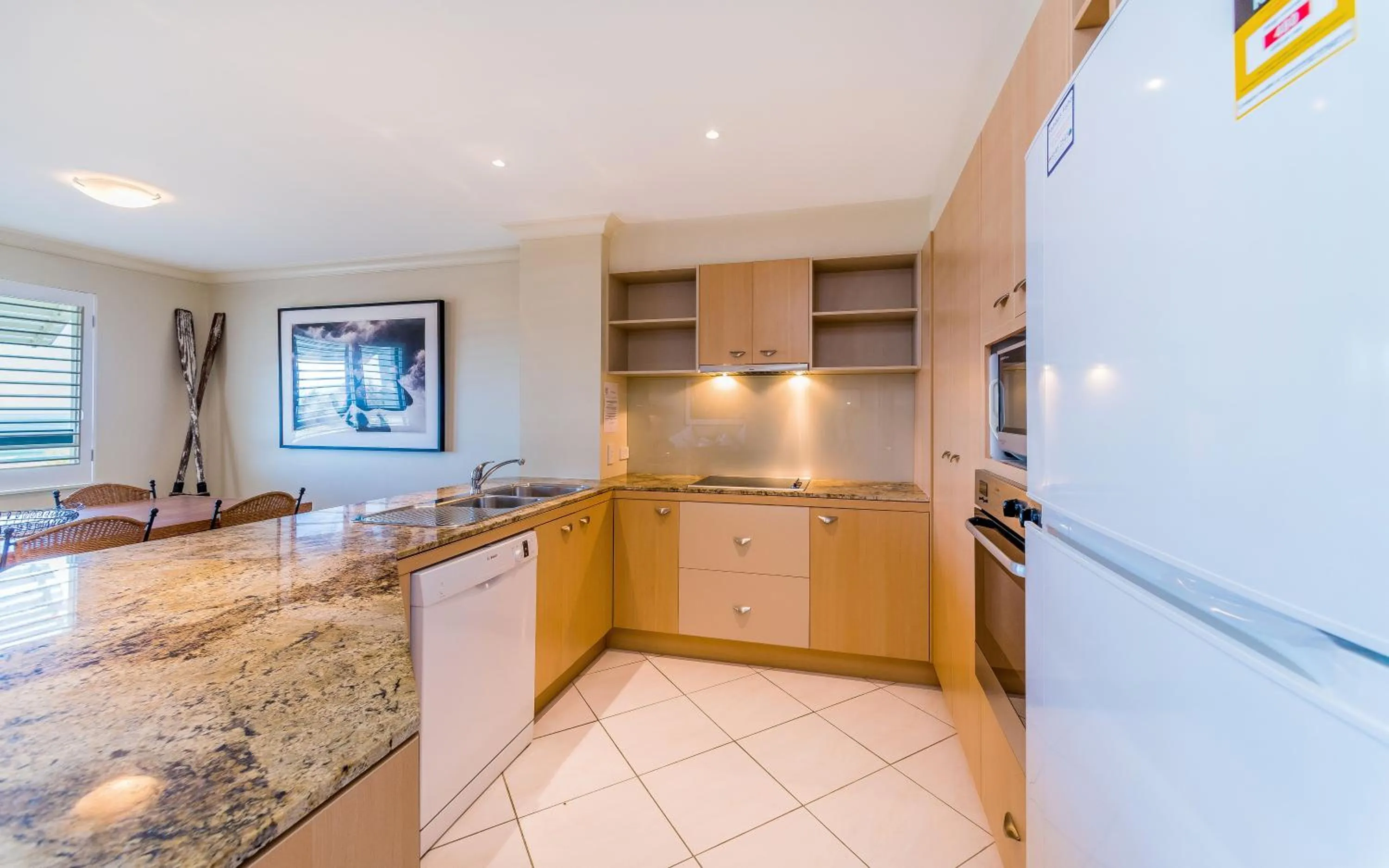 Kitchen or kitchenette in The Sands Resort at Yamba