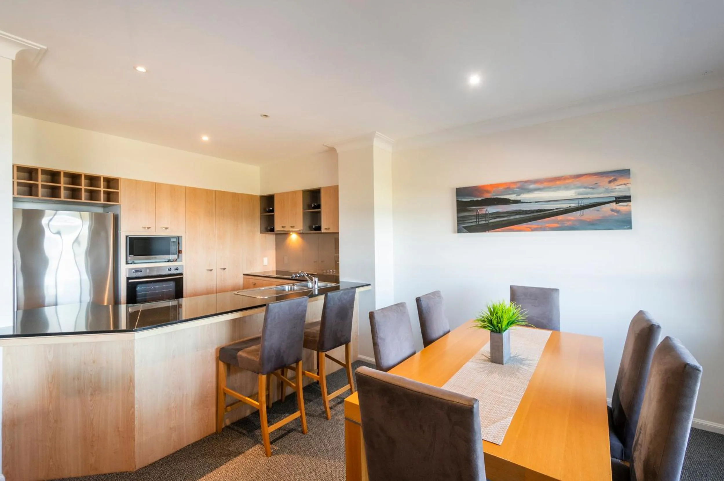 Kitchen or kitchenette in The Sands Resort at Yamba