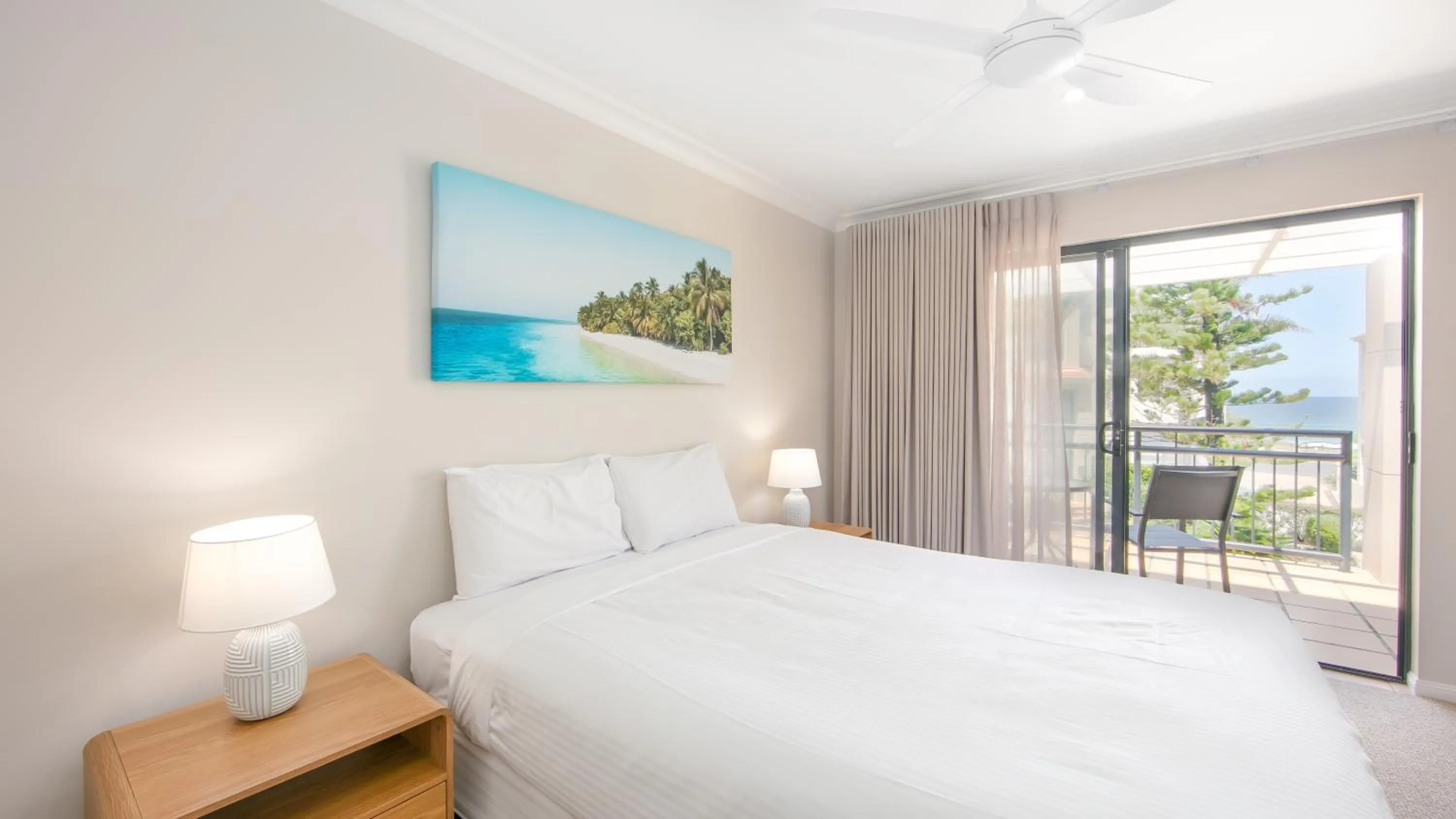 Bed in The Sands Resort at Yamba